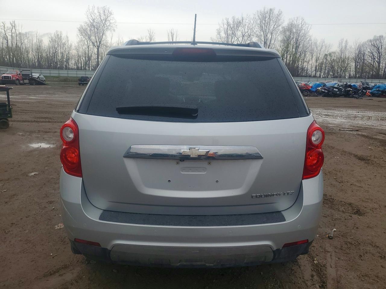 2014 Chevrolet Equinox Ltz Silver vin: 2GNALDEKXE6251160