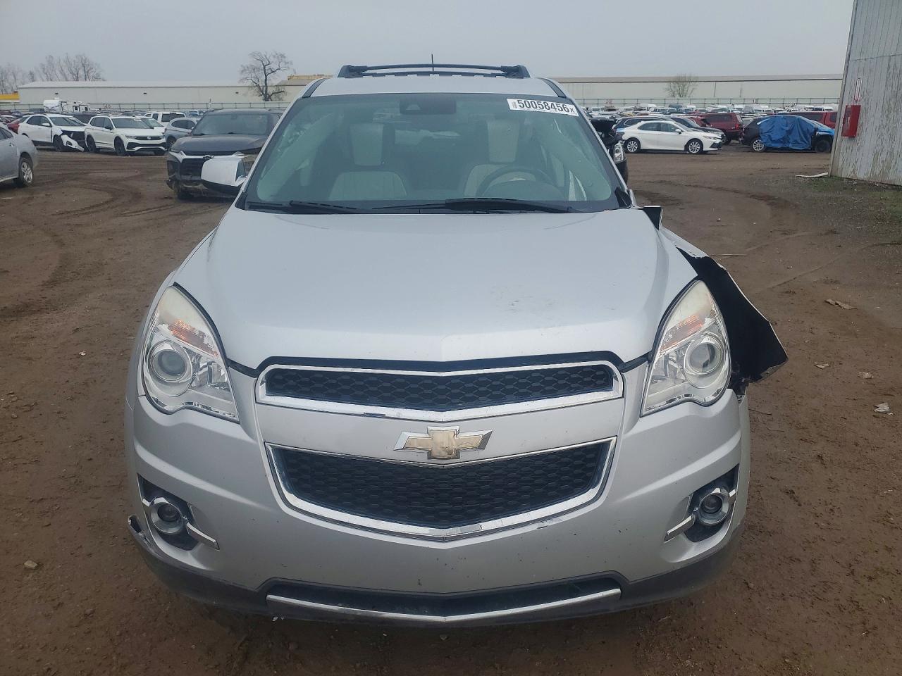 2014 Chevrolet Equinox Ltz Silver vin: 2GNALDEKXE6251160