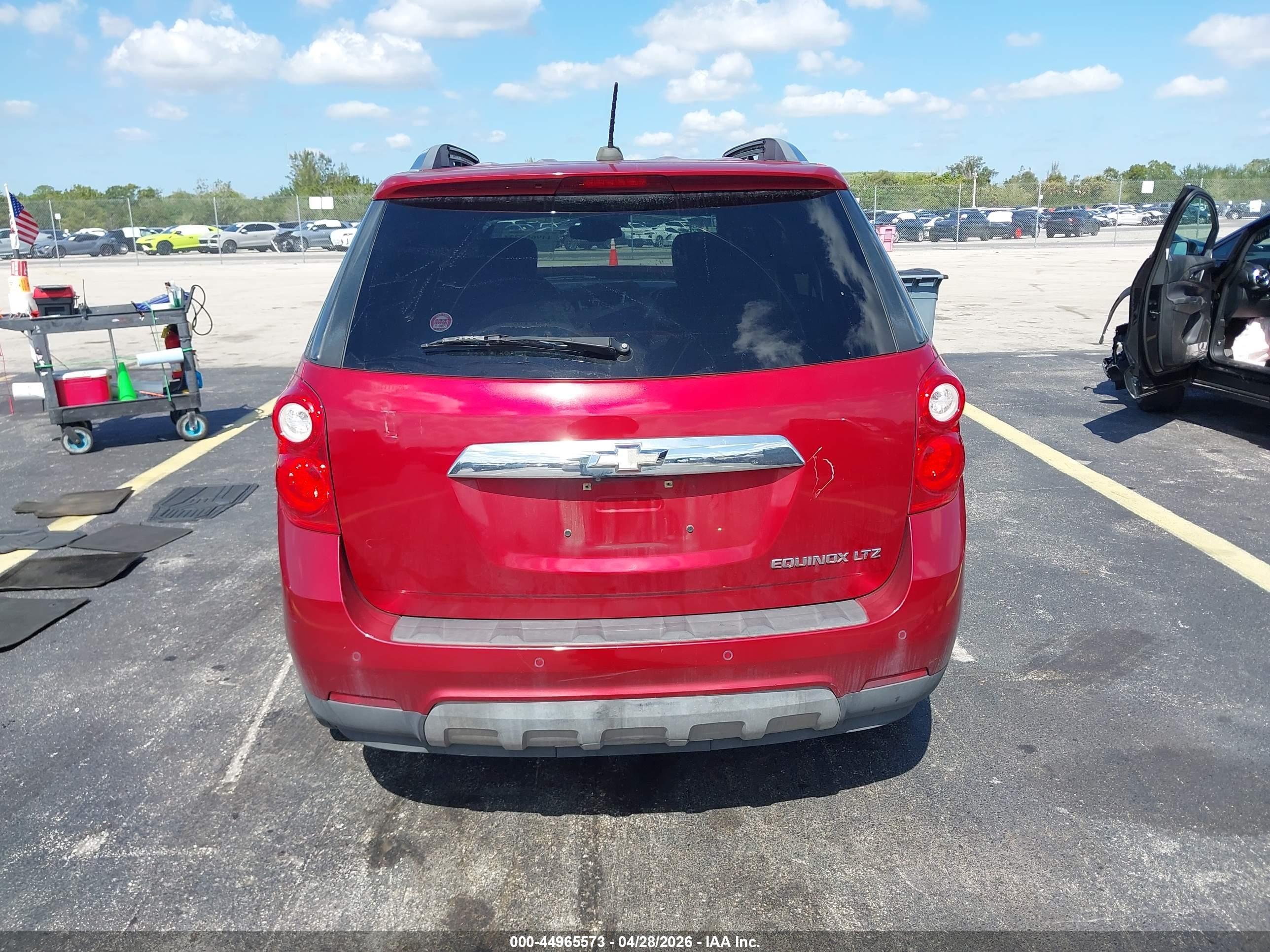2015 Chevrolet Equinox Ltz Бордовый vin: 2GNALDEKXF1125170