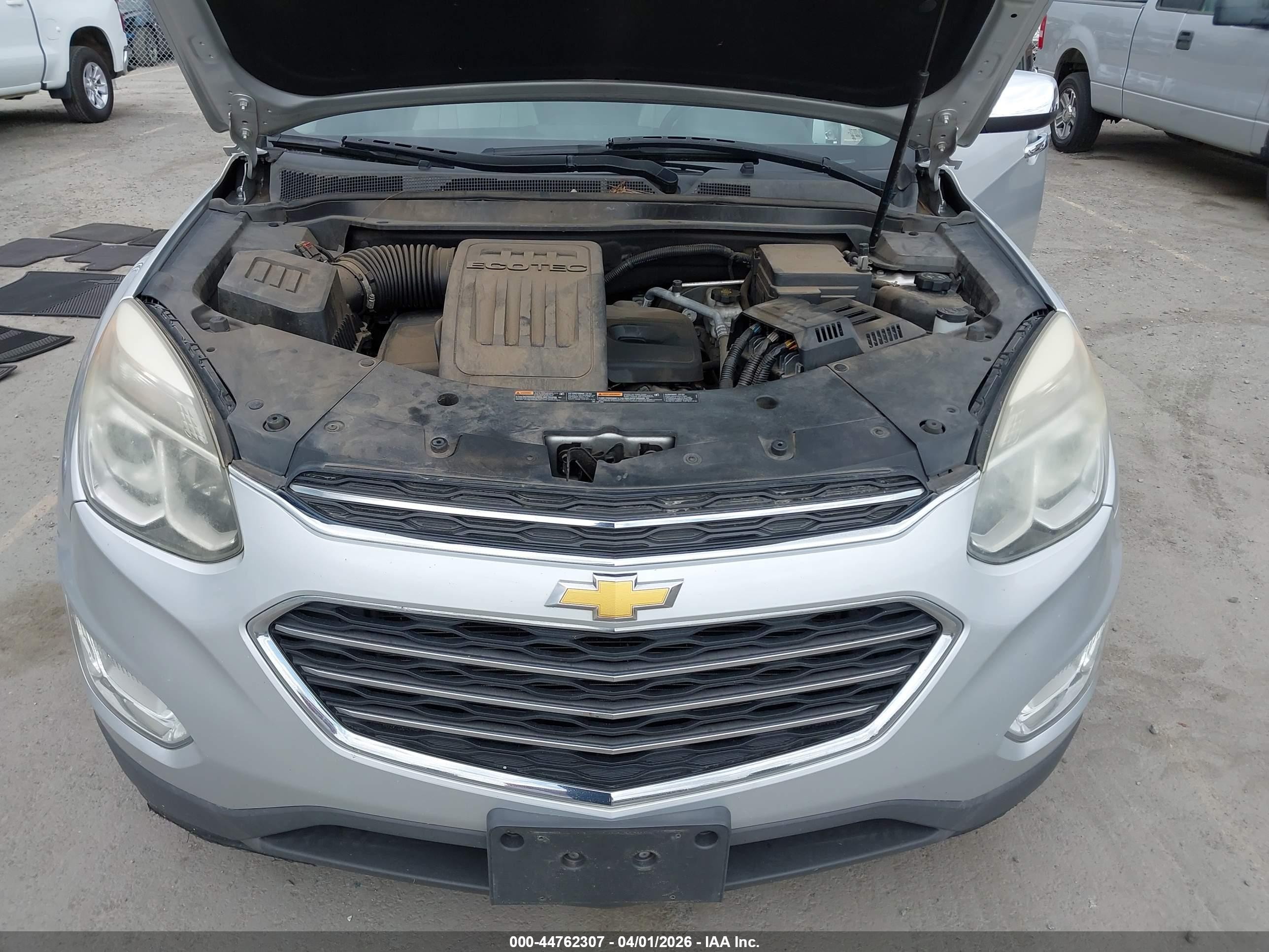 2016 Chevrolet Equinox Ltz Серебряный vin: 2GNALDEKXG1154685