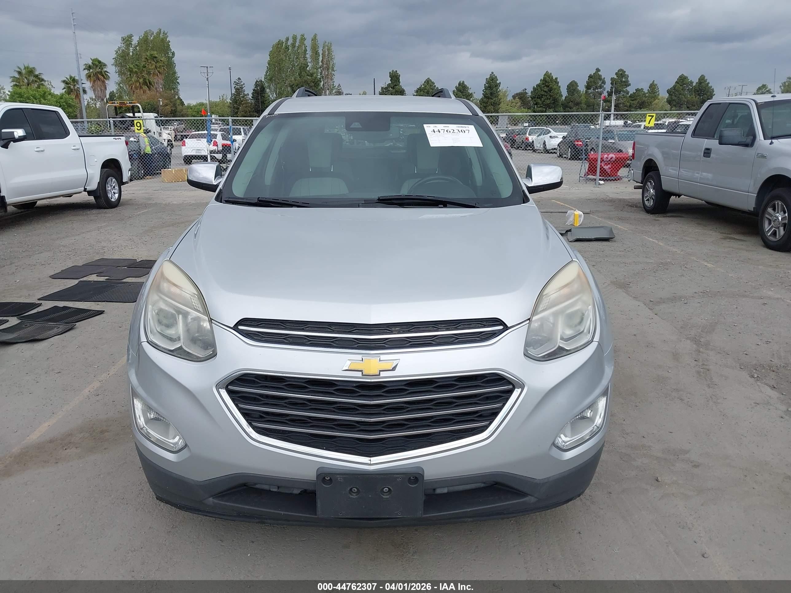 2016 Chevrolet Equinox Ltz Серебряный vin: 2GNALDEKXG1154685