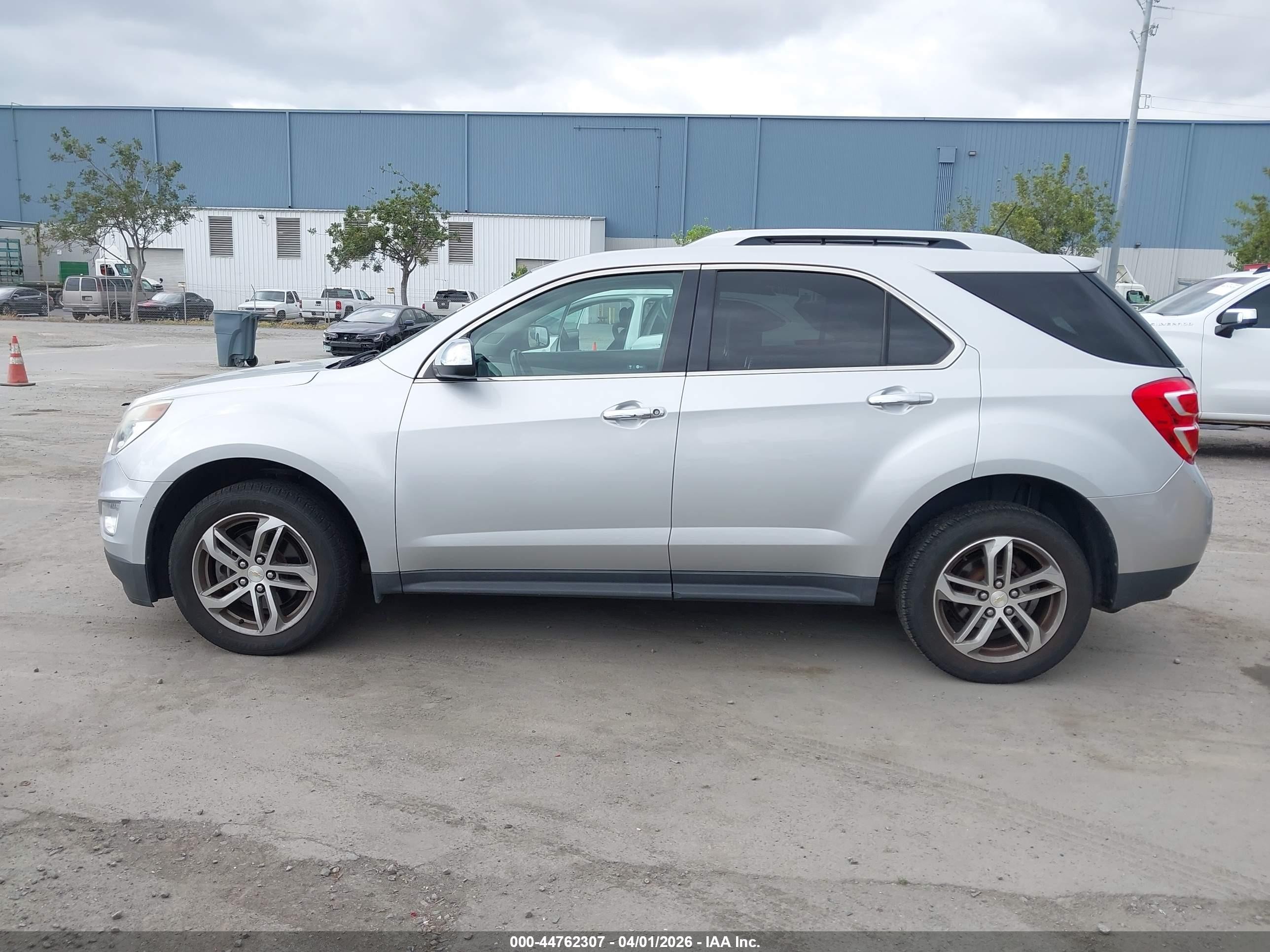 2016 Chevrolet Equinox Ltz Серебряный vin: 2GNALDEKXG1154685