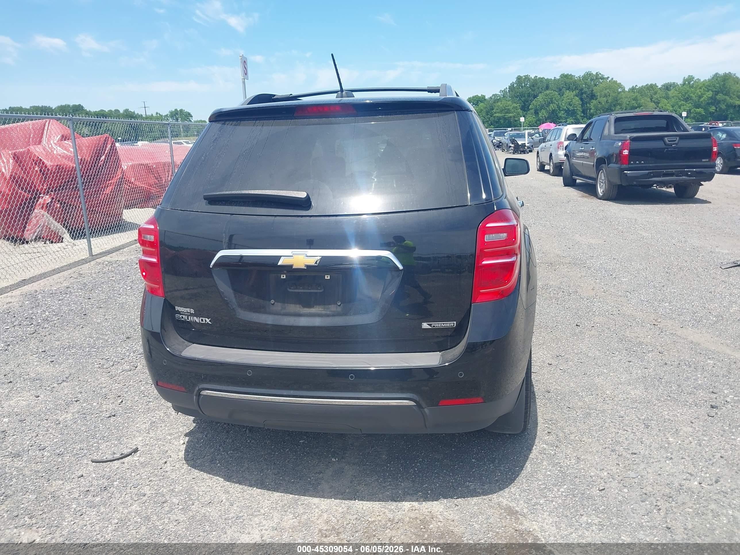 2017 Chevrolet Equinox Premier Black vin: 2GNALDEKXH6234251