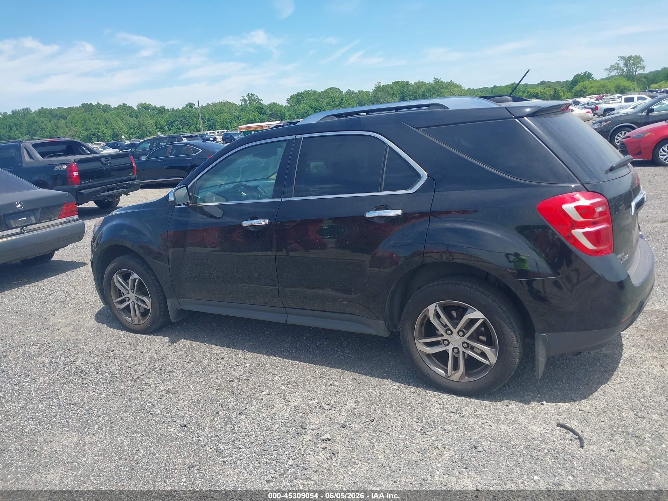 2017 Chevrolet Equinox Premier Black vin: 2GNALDEKXH6234251