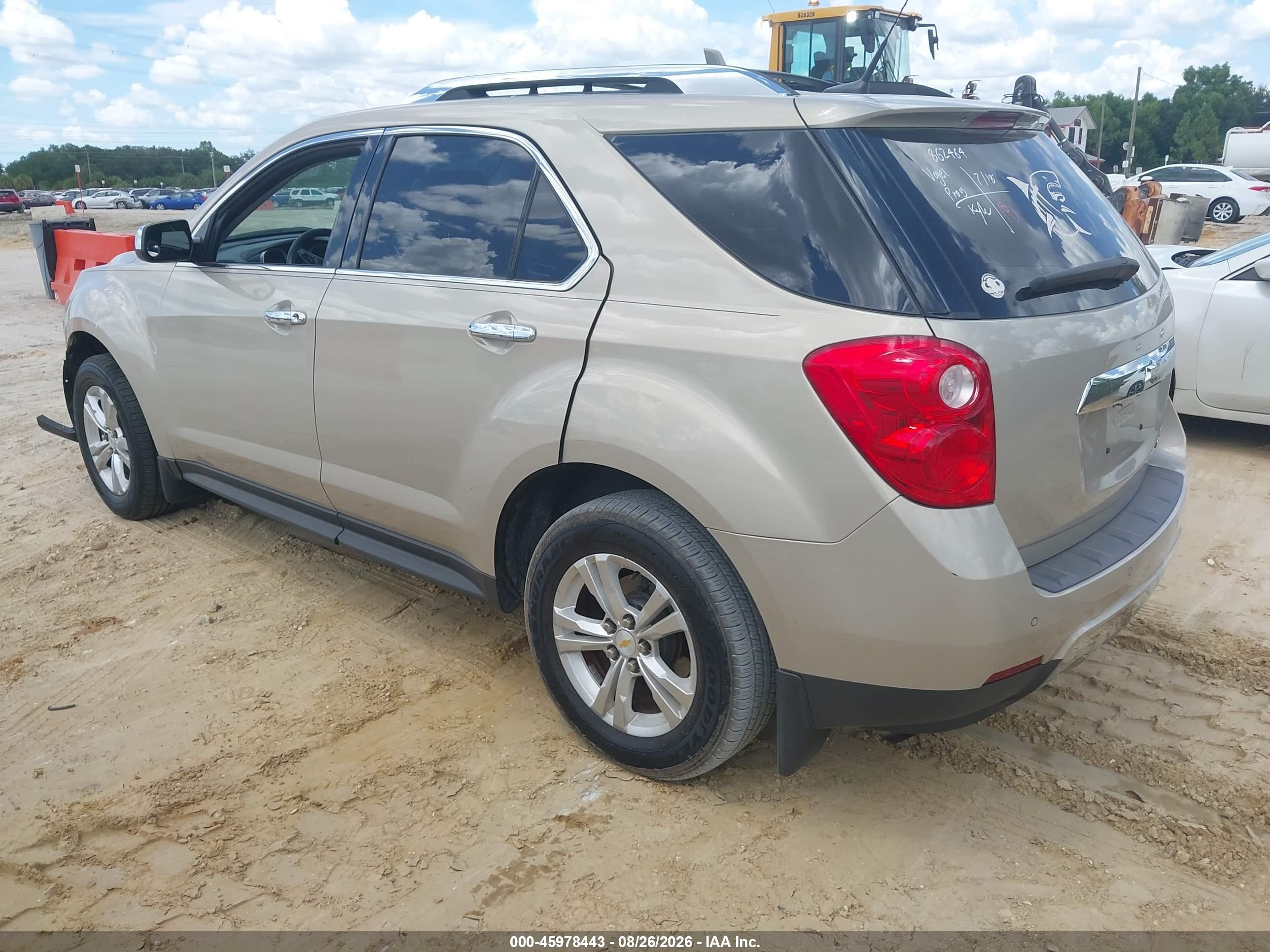 2011 Chevrolet Equinox Ltz Желто-коричневый vin: 2GNALFEC3B1183958