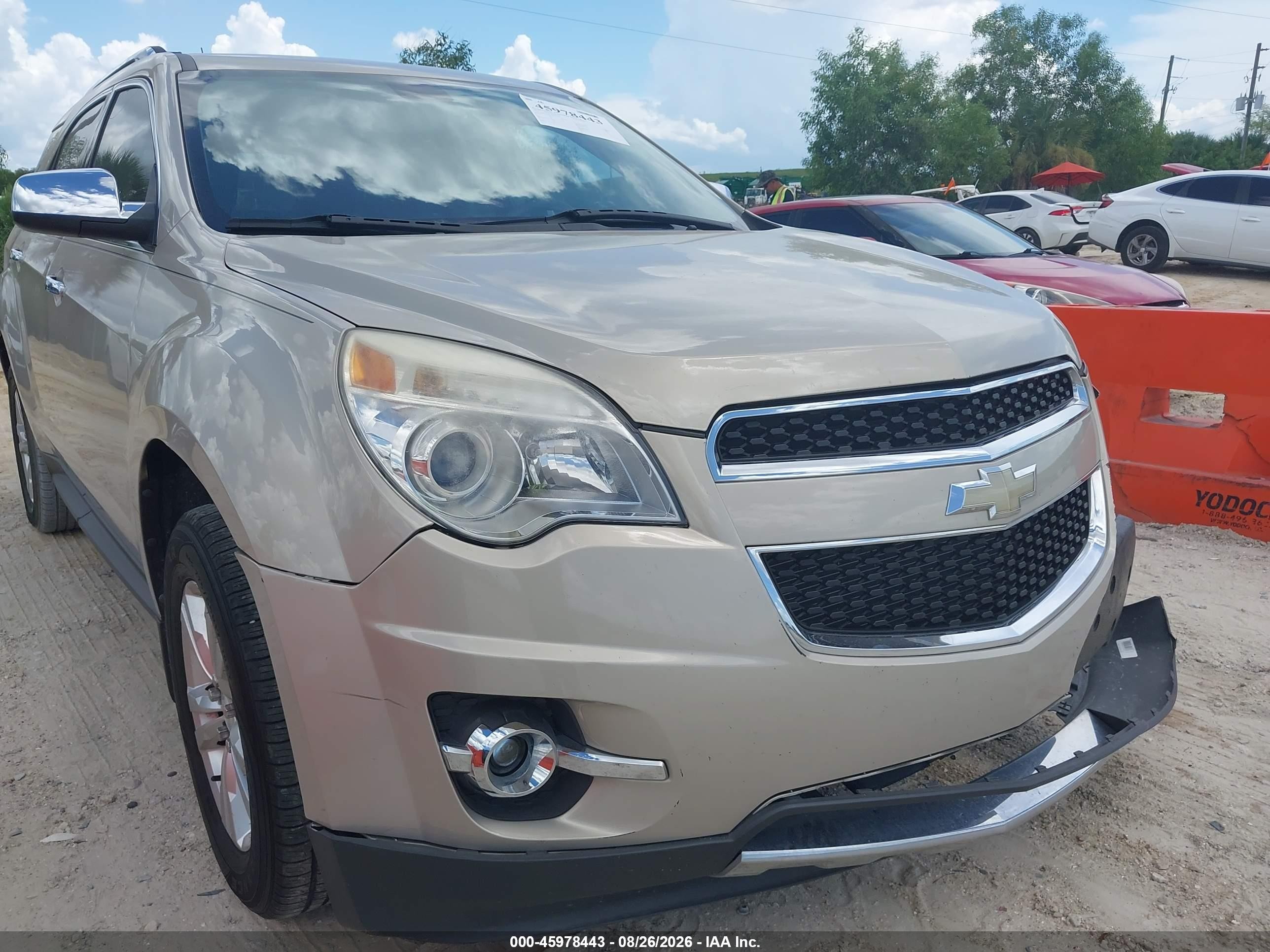 2011 Chevrolet Equinox Ltz Желто-коричневый vin: 2GNALFEC3B1183958
