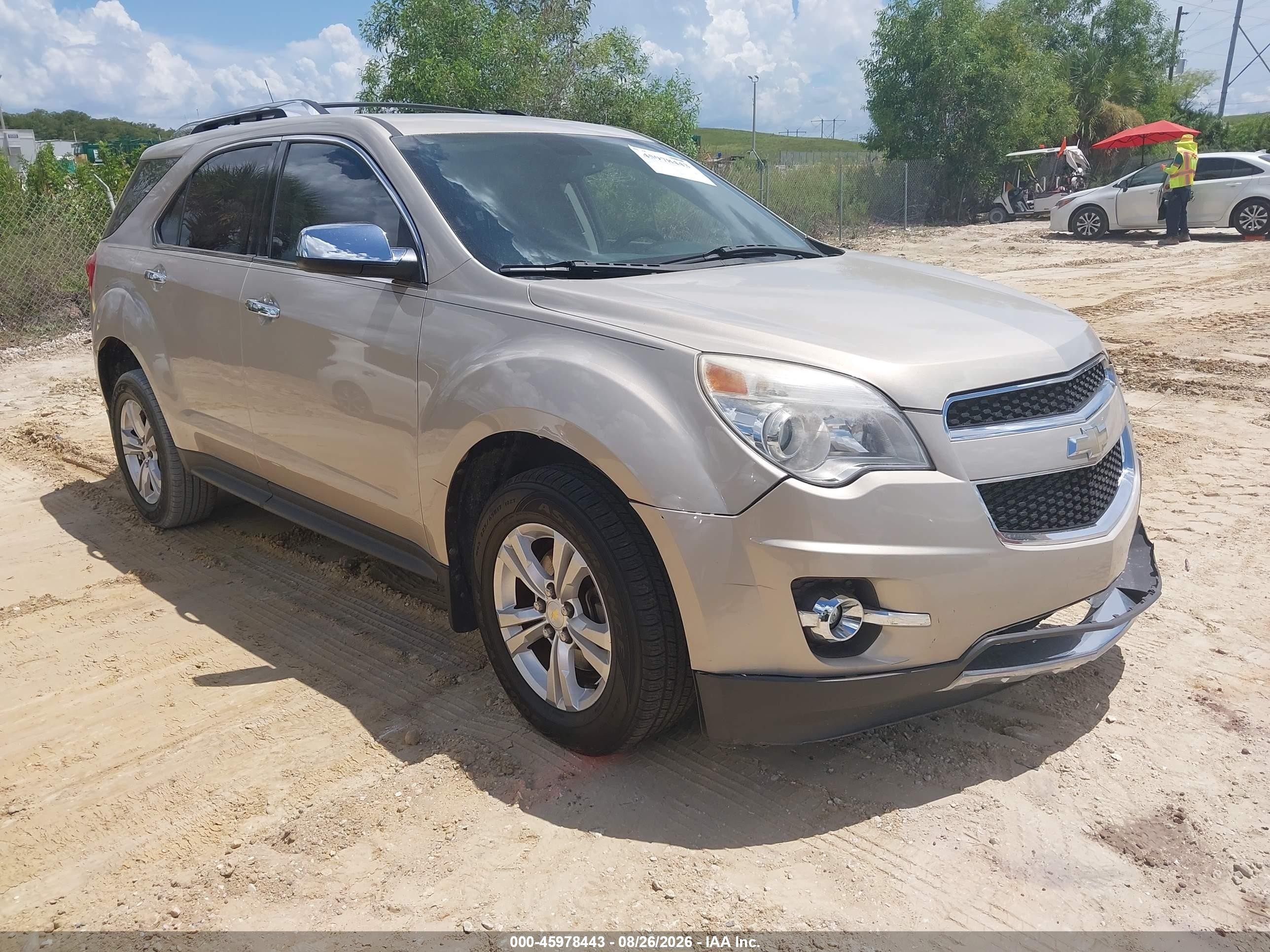 2011 Chevrolet Equinox Ltz Желто-коричневый vin: 2GNALFEC3B1183958