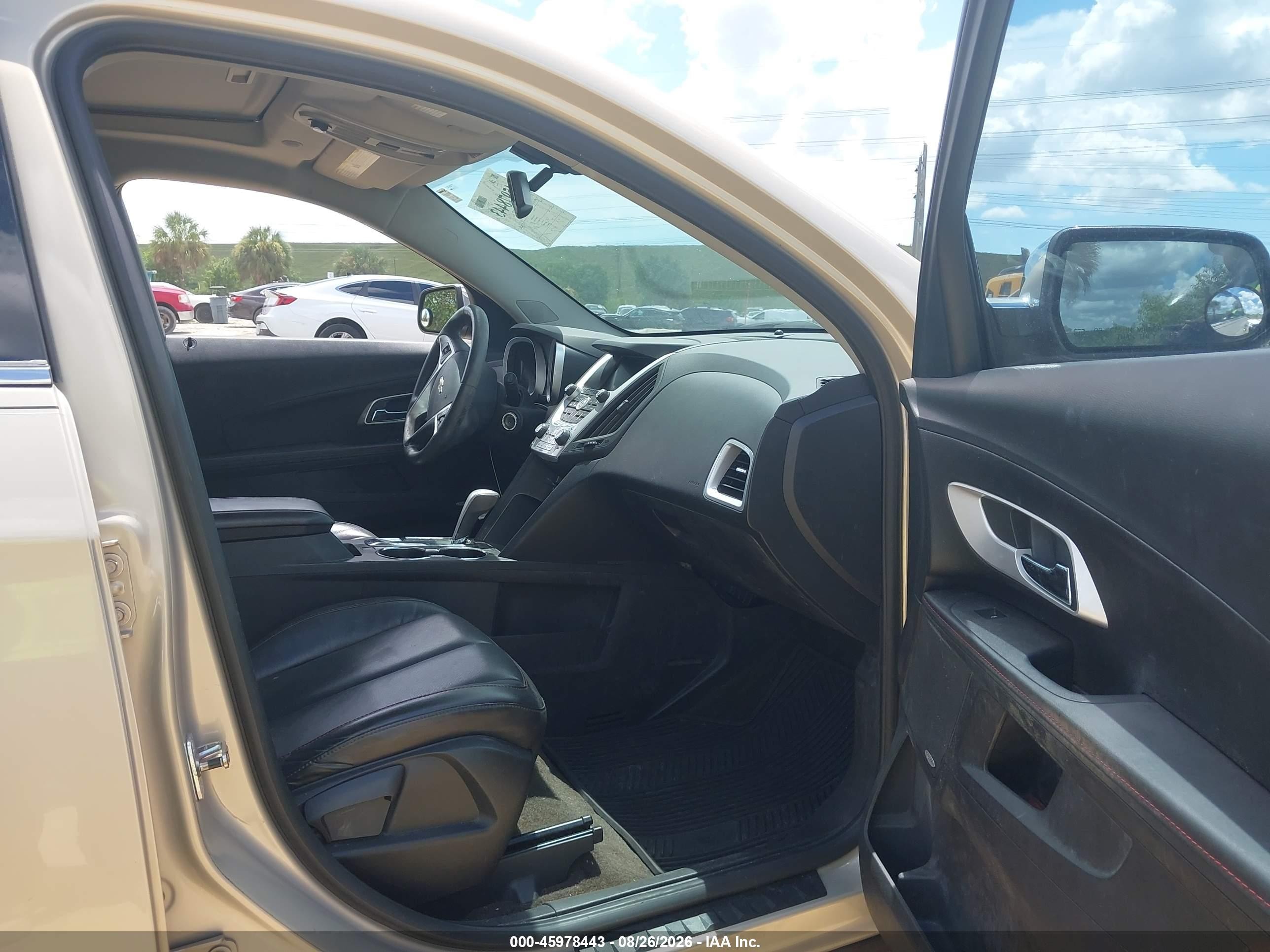 2011 Chevrolet Equinox Ltz Желто-коричневый vin: 2GNALFEC3B1183958