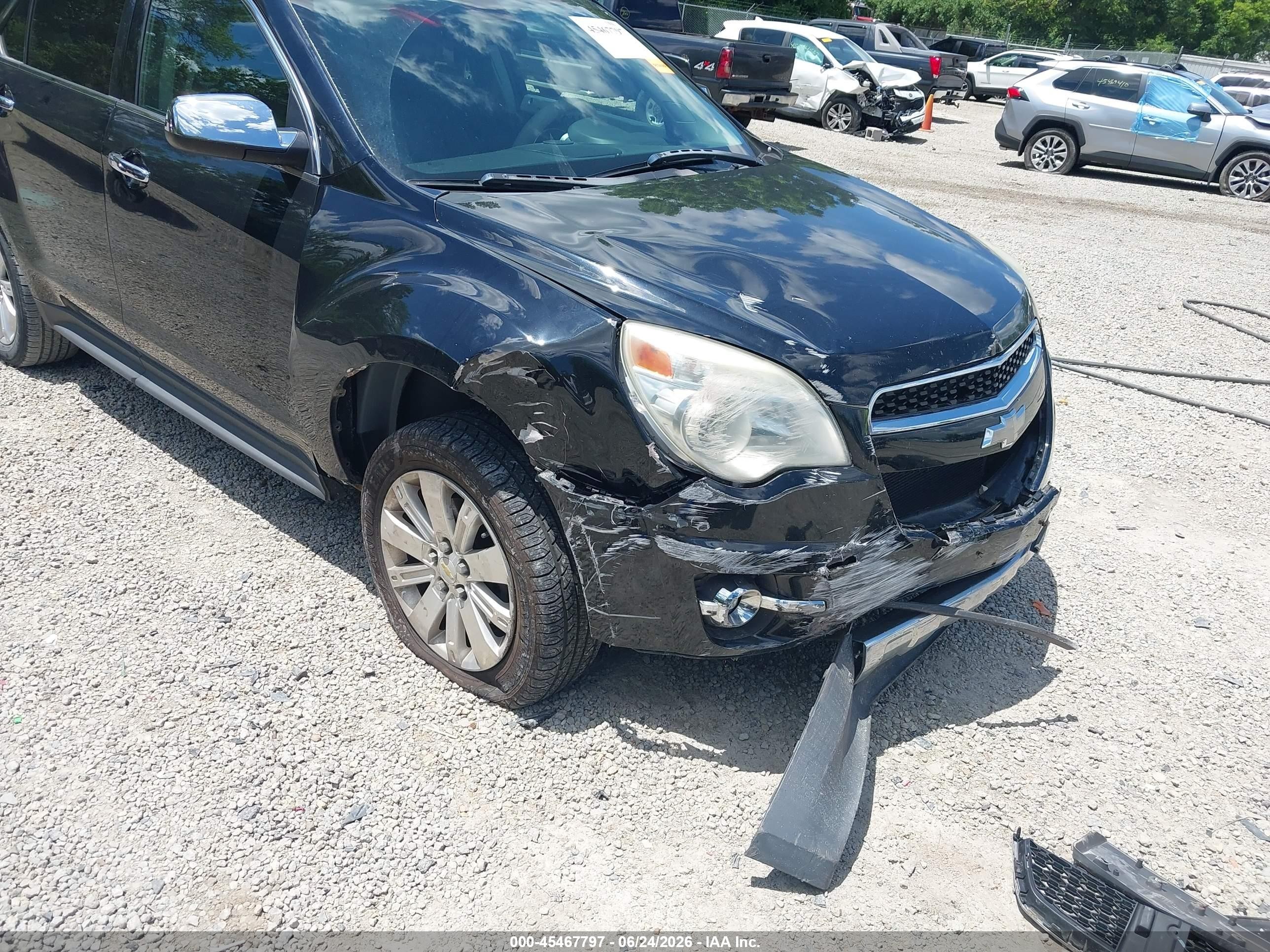 2011 Chevrolet Equinox Ltz Black vin: 2GNALFEC6B1268793
