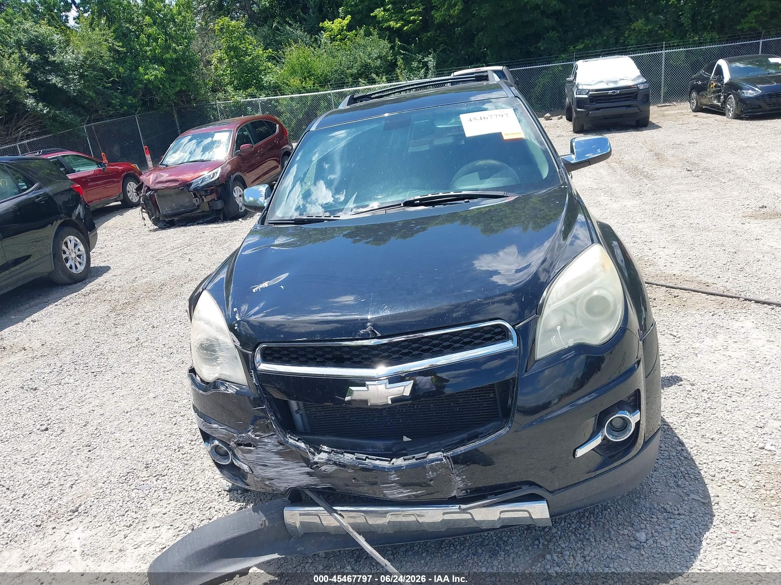 2011 Chevrolet Equinox Ltz Black vin: 2GNALFEC6B1268793