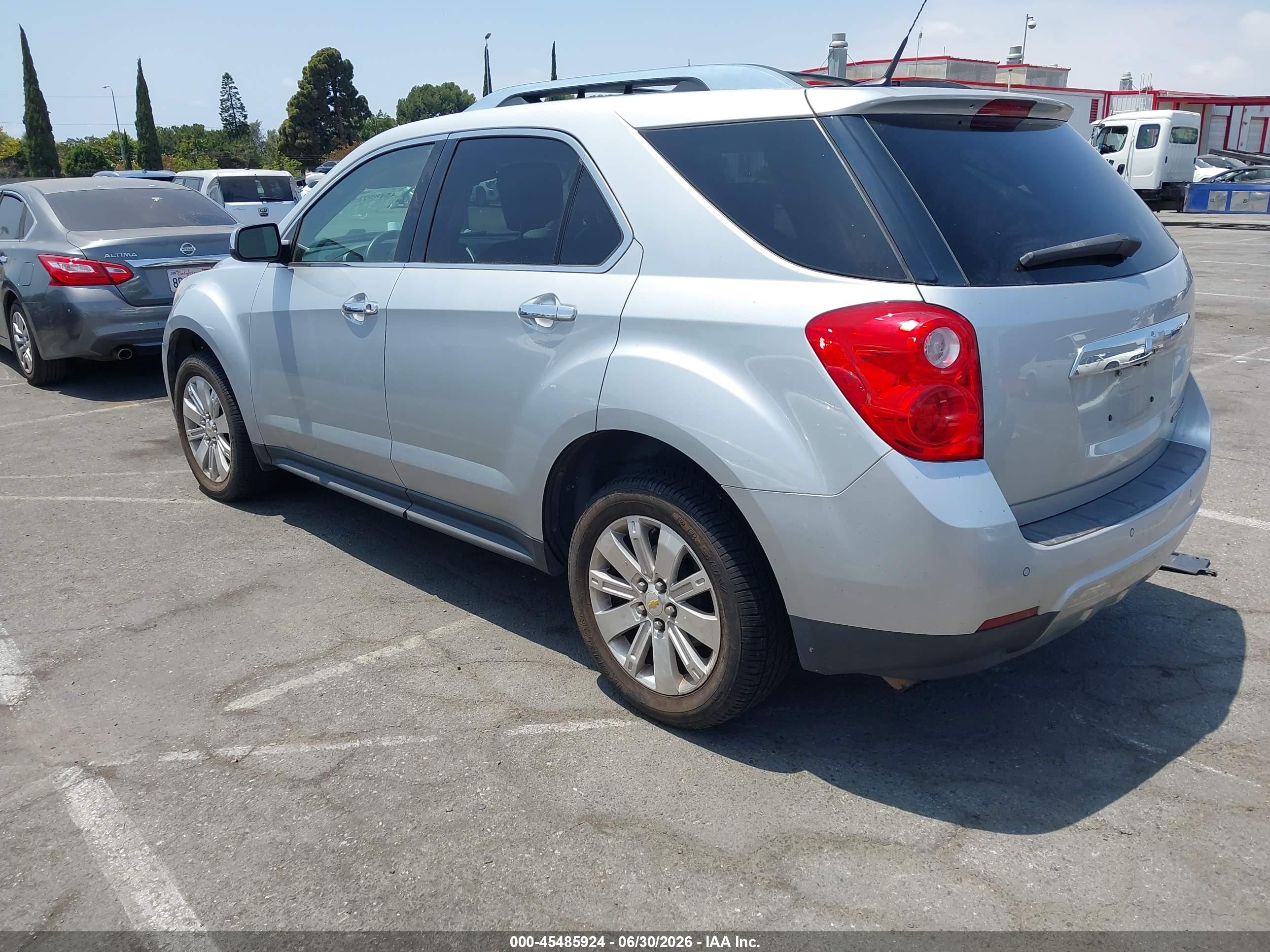 2011 Chevrolet Equinox Ltz Silver vin: 2GNALFEC7B1296568