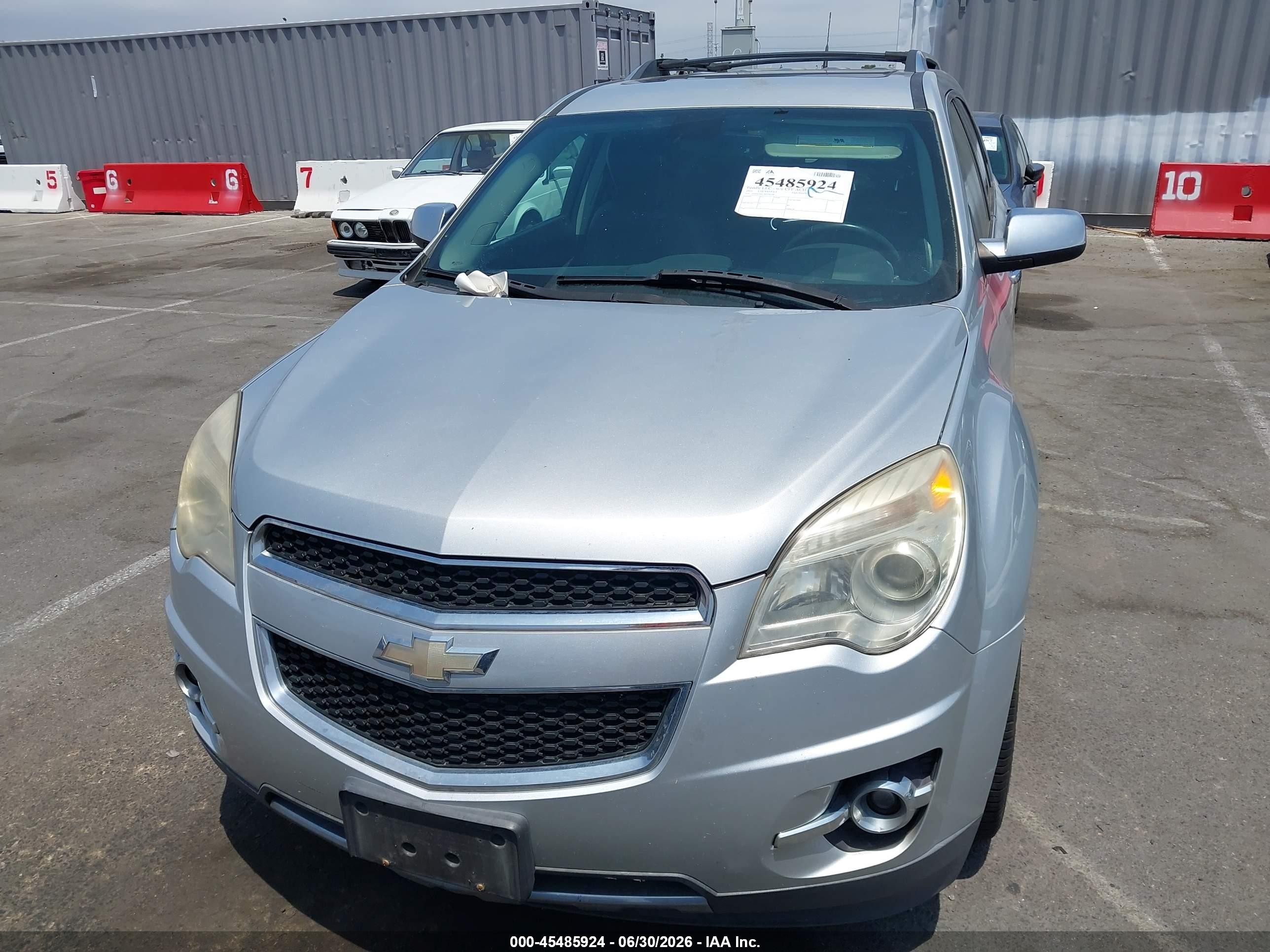2011 Chevrolet Equinox Ltz Silver vin: 2GNALFEC7B1296568