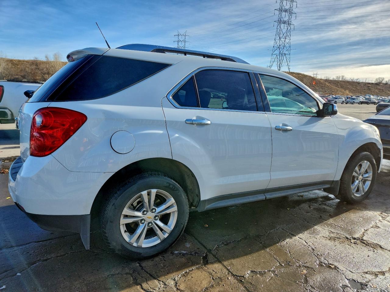 2011 Chevrolet Equinox Ltz White vin: 2GNALFEC8B1258251