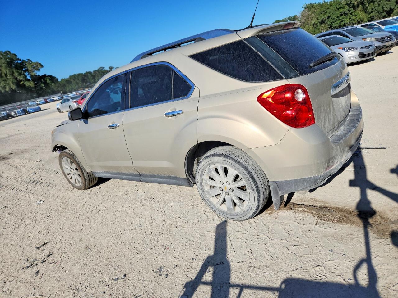 2011 Chevrolet Equinox Ltz Beige vin: 2GNALFEC8B1293680