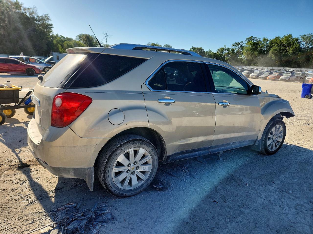 2011 Chevrolet Equinox Ltz Beige vin: 2GNALFEC8B1293680