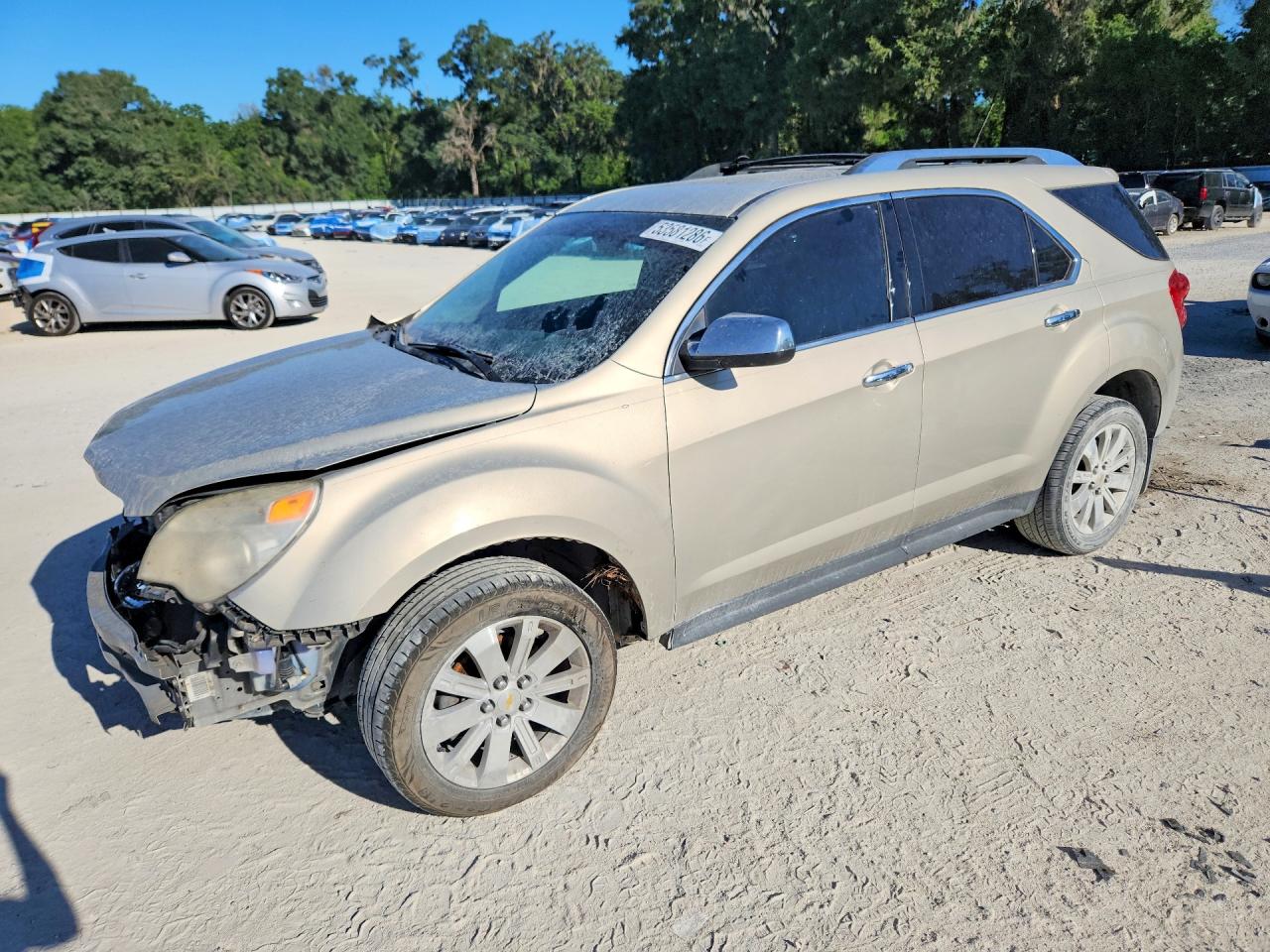 2011 Chevrolet Equinox Ltz Beige vin: 2GNALFEC8B1293680