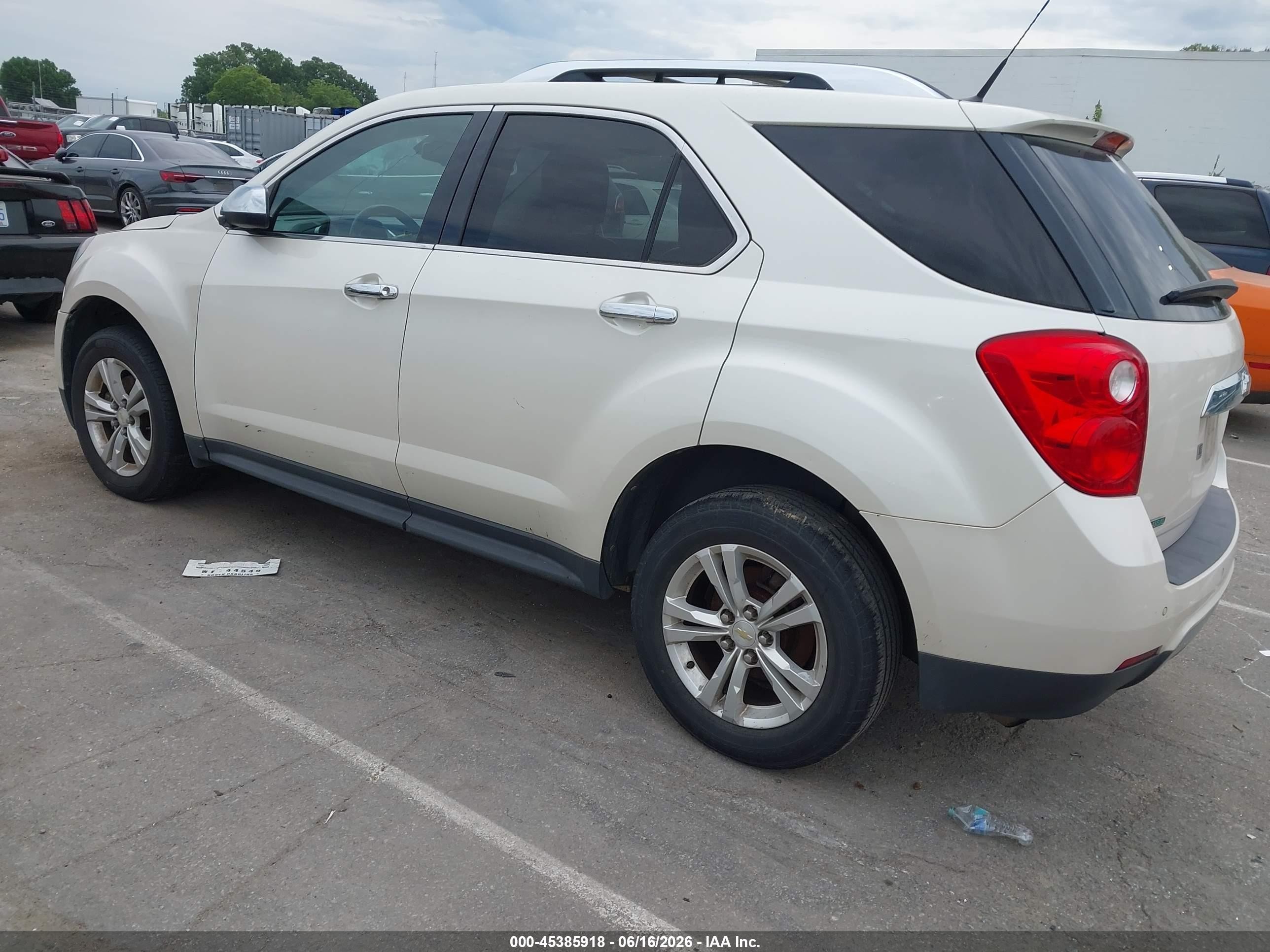 2012 Chevrolet Equinox Ltz Cream vin: 2GNALFEK0C1224670