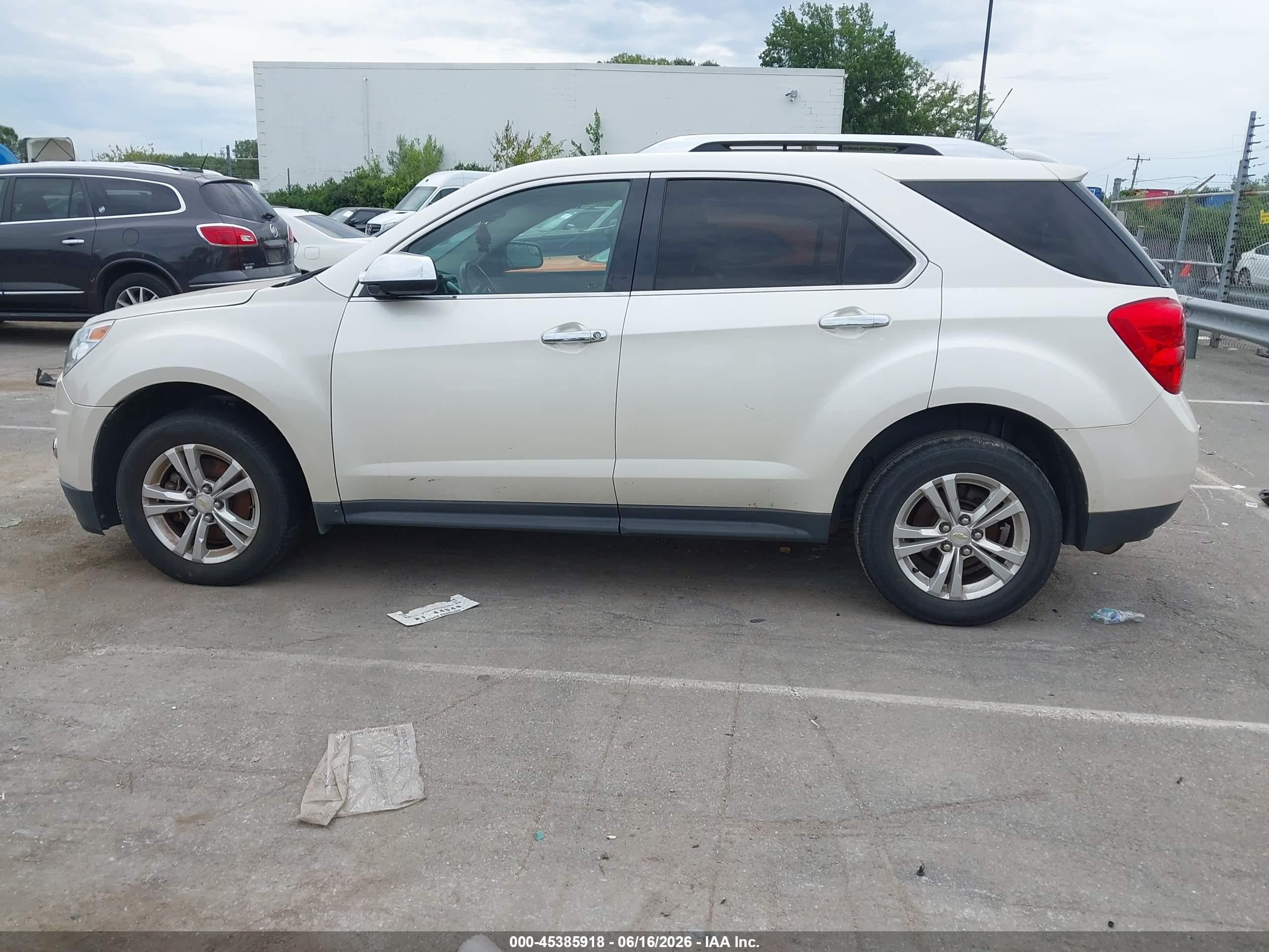 2012 Chevrolet Equinox Ltz Cream vin: 2GNALFEK0C1224670