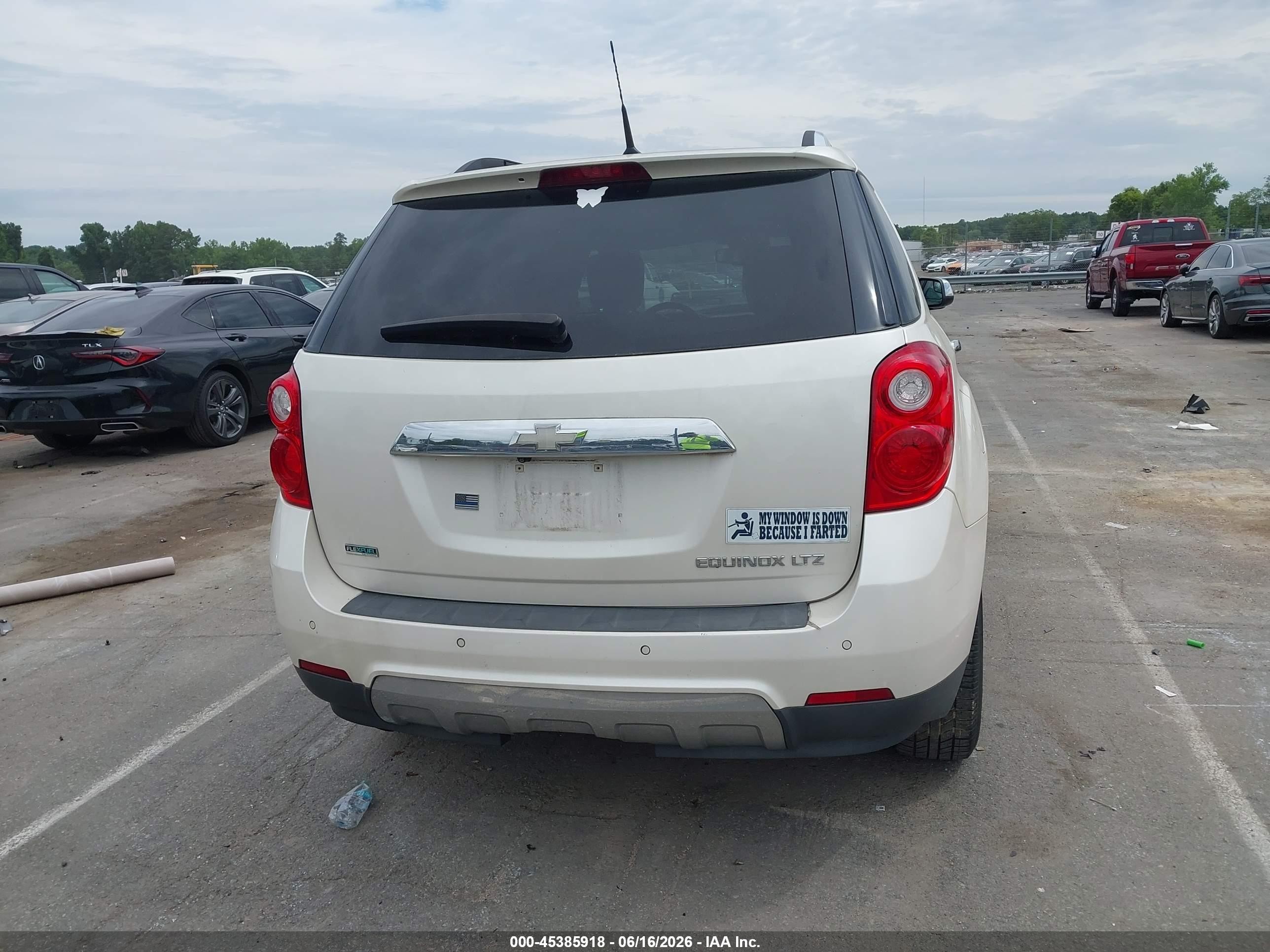 2012 Chevrolet Equinox Ltz Cream vin: 2GNALFEK0C1224670
