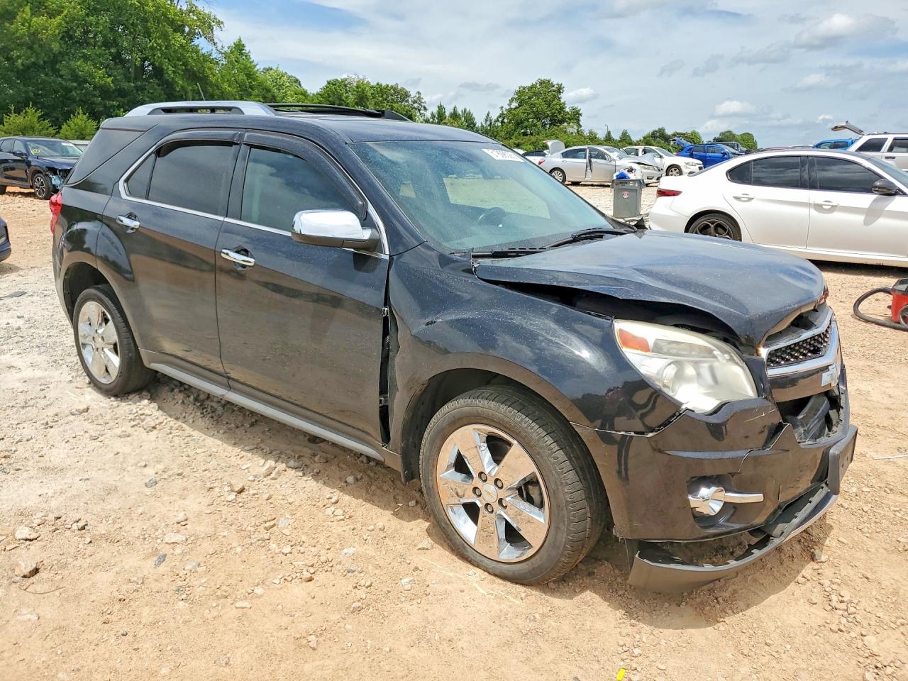2013 Chevrolet Equinox Ltz Black vin: 2GNALFEK0D6222471
