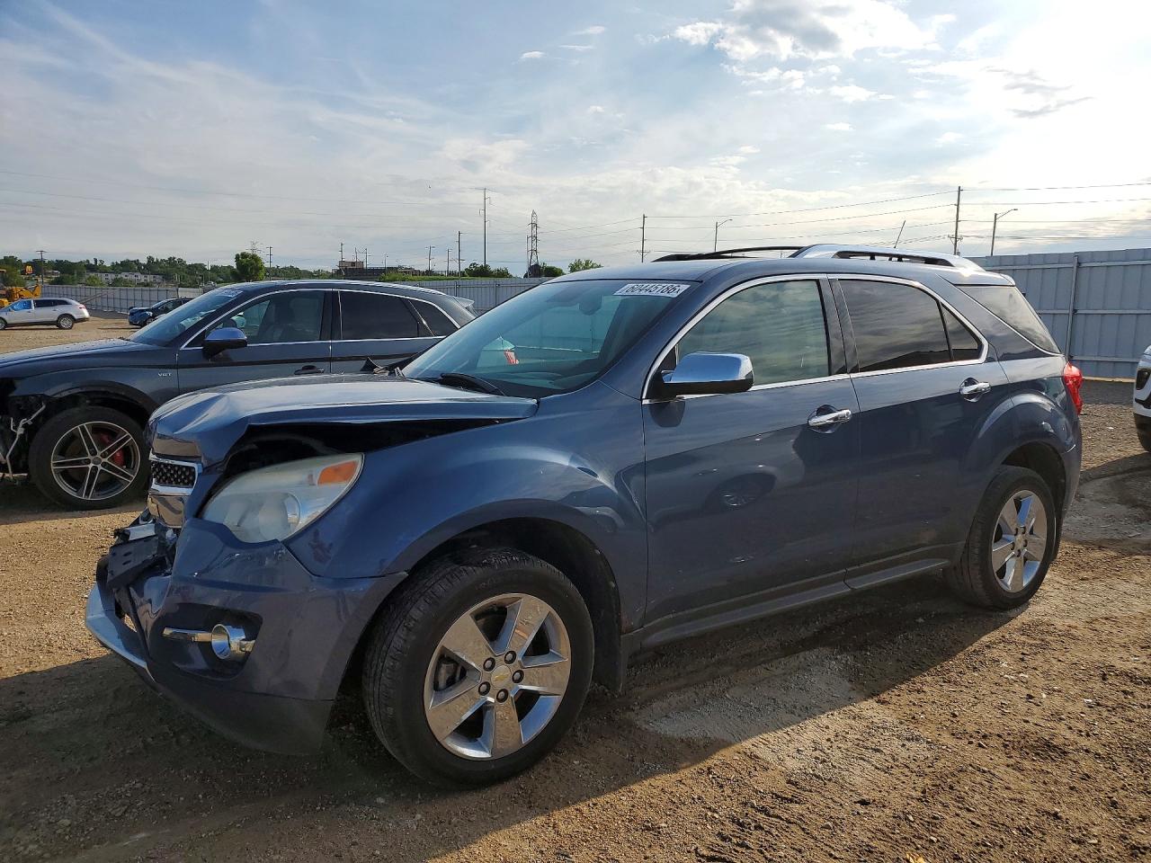 2012 Chevrolet Equinox Ltz Blue vin: 2GNALFEK1C6198583