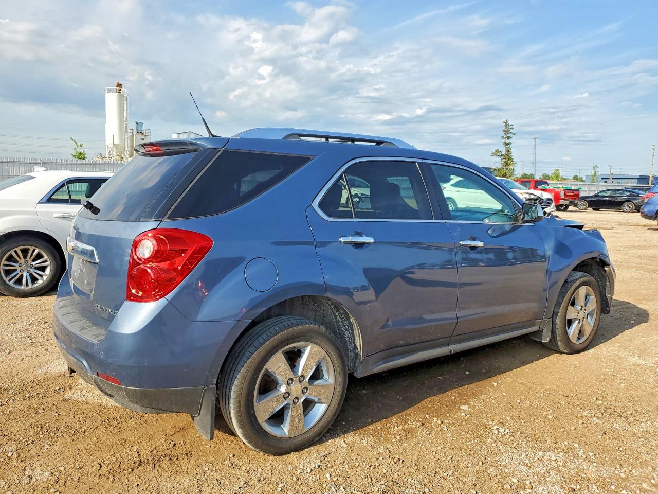 2012 Chevrolet Equinox Ltz Blue vin: 2GNALFEK1C6198583