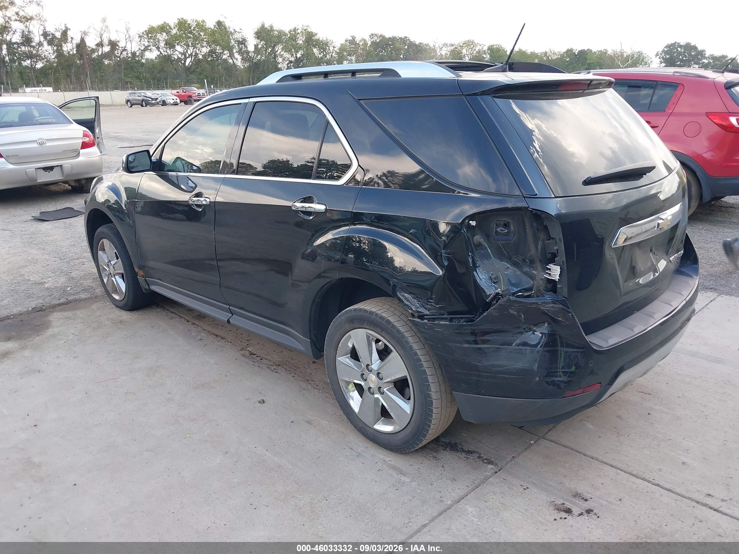 2013 Chevrolet Equinox Ltz Black vin: 2GNALFEK1D6199556