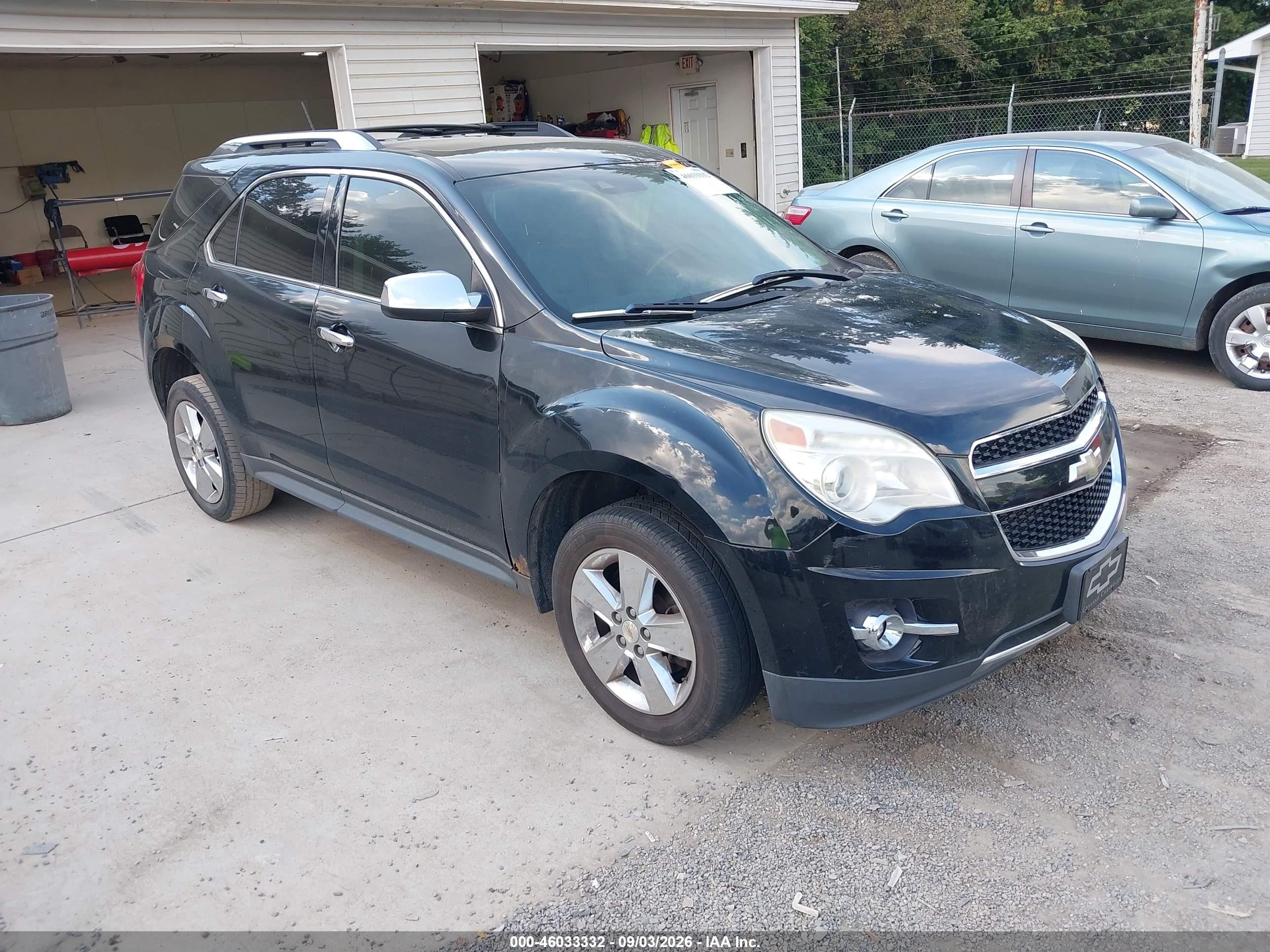 2013 Chevrolet Equinox Ltz Black vin: 2GNALFEK1D6199556
