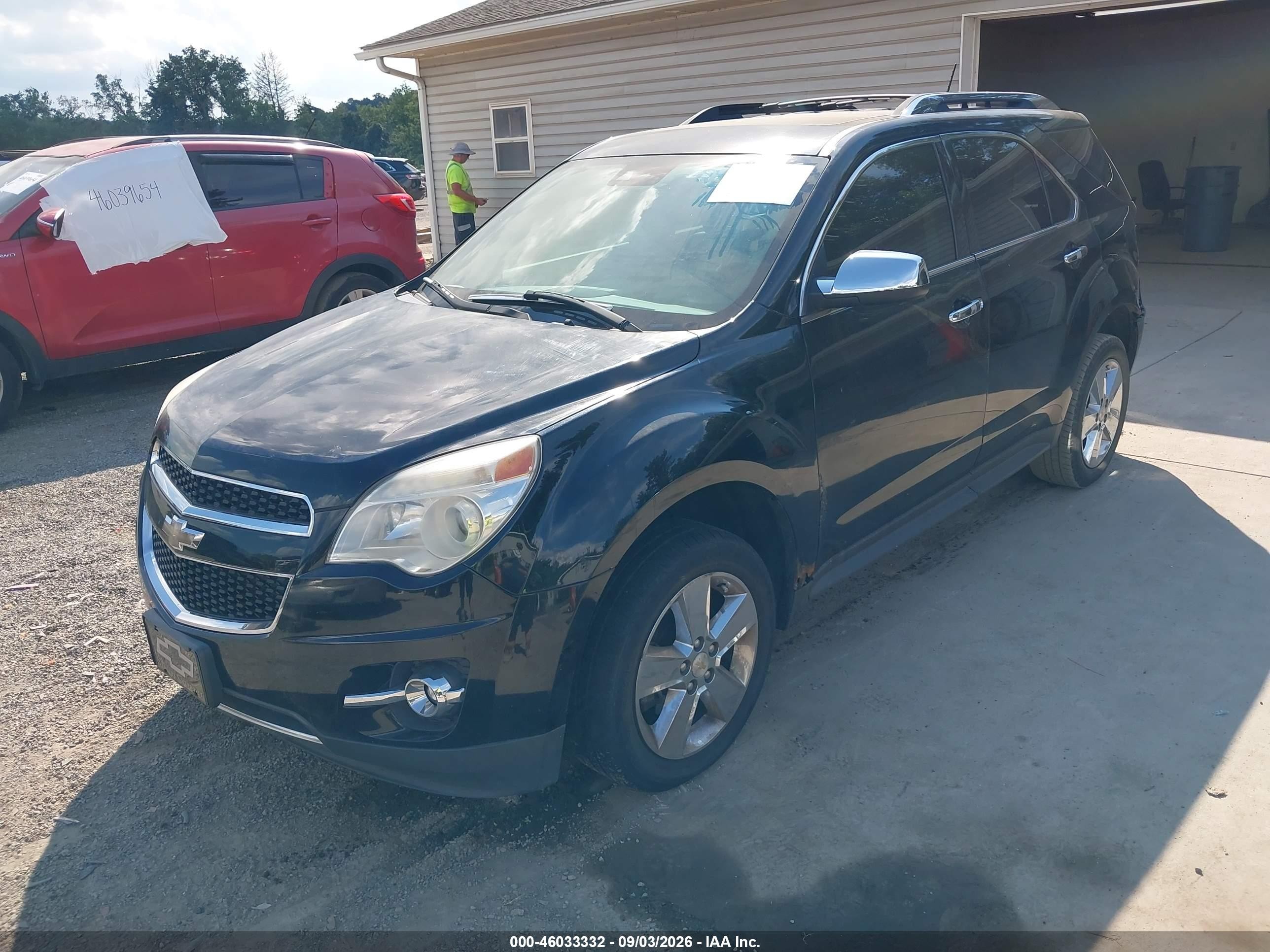 2013 Chevrolet Equinox Ltz Black vin: 2GNALFEK1D6199556