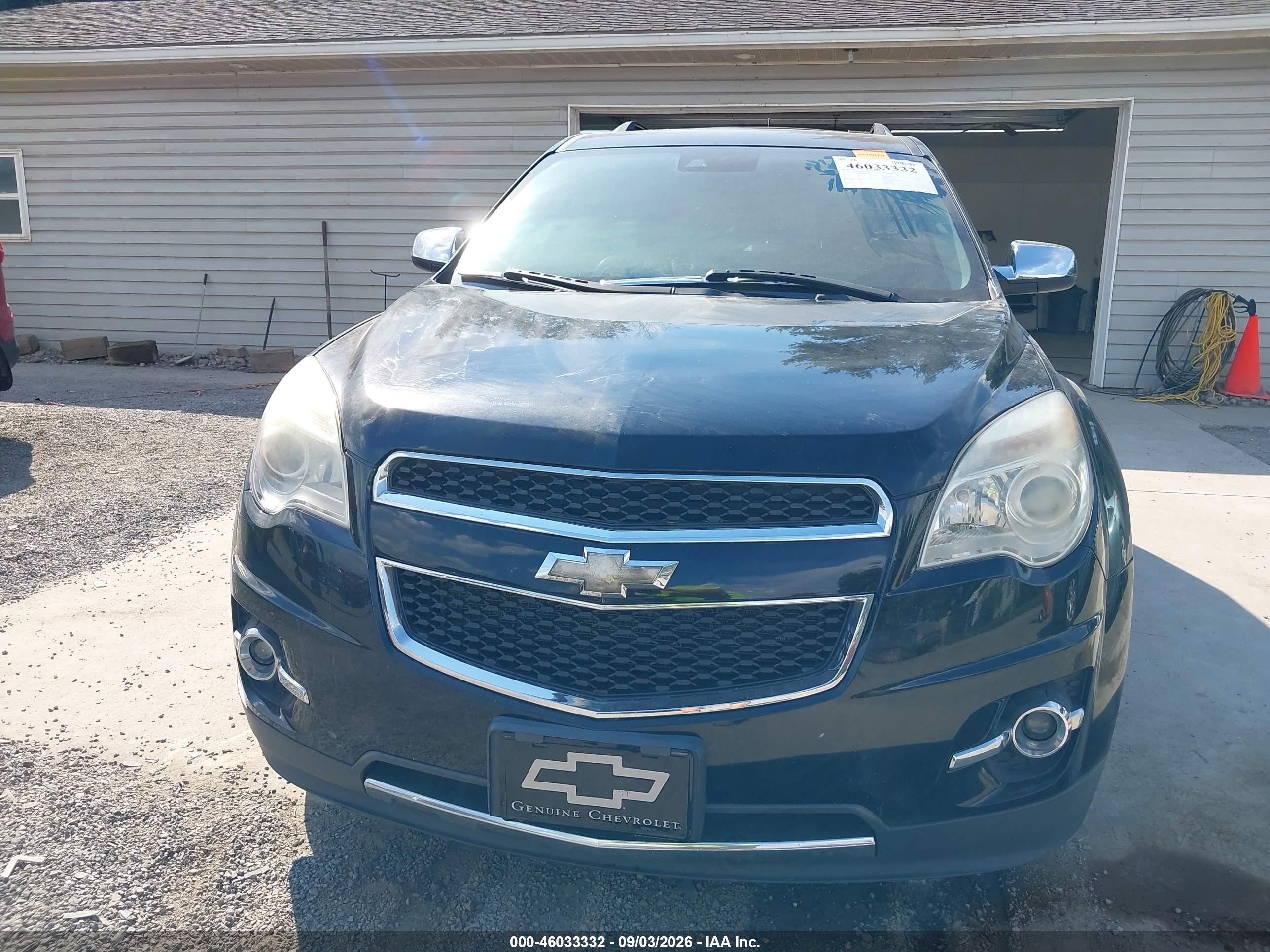 2013 Chevrolet Equinox Ltz Black vin: 2GNALFEK1D6199556