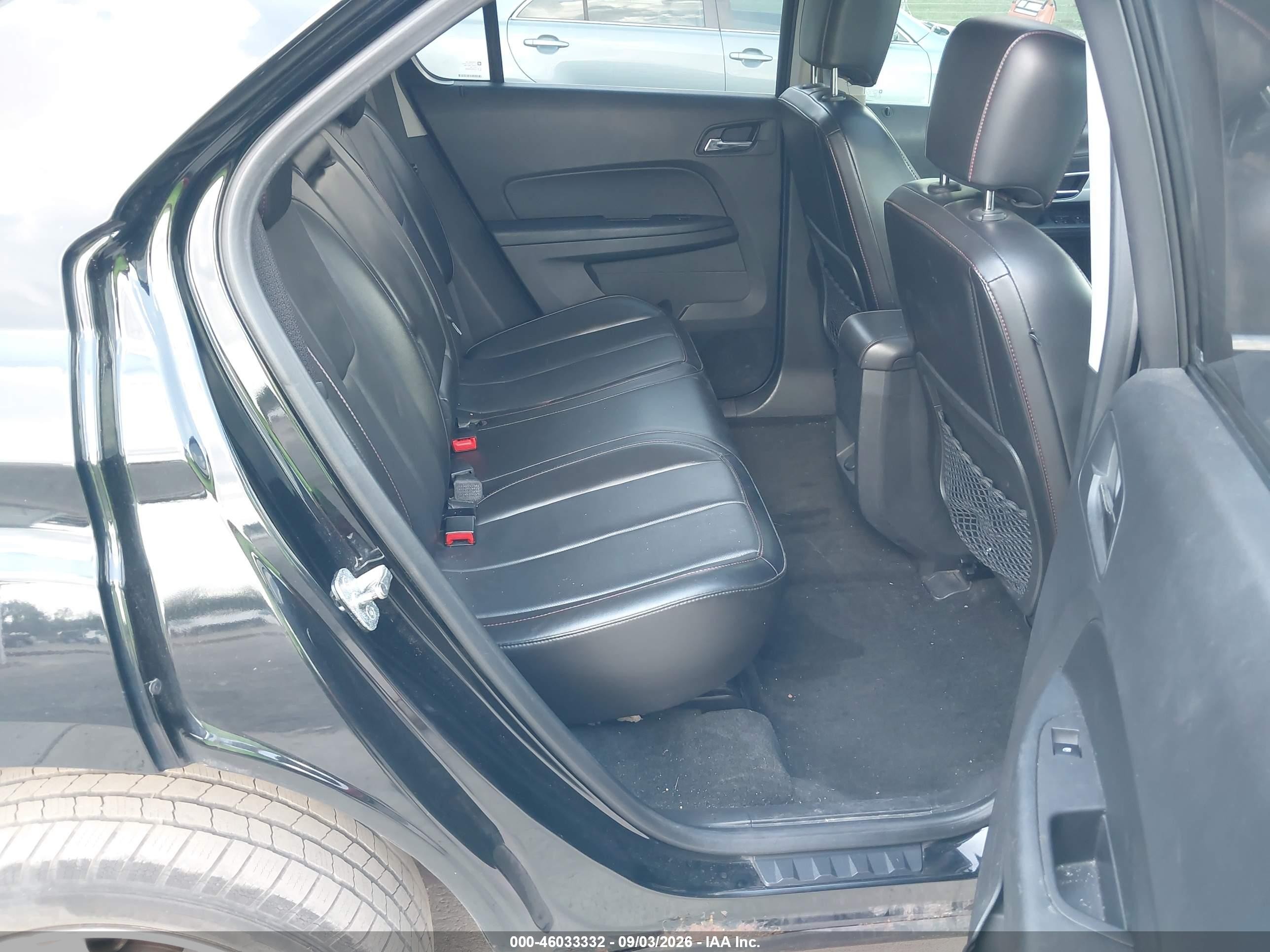 2013 Chevrolet Equinox Ltz Black vin: 2GNALFEK1D6199556
