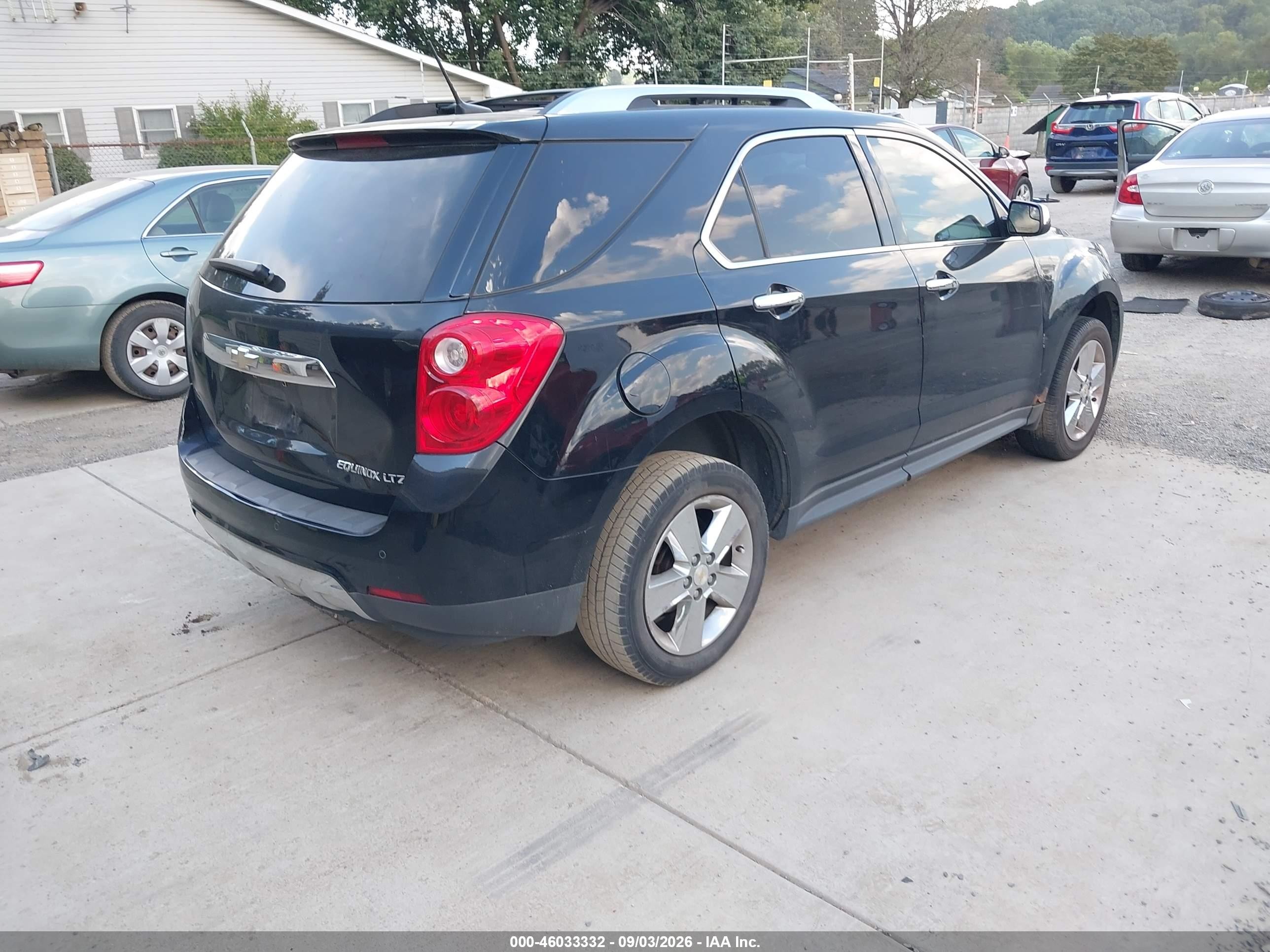 2013 Chevrolet Equinox Ltz Black vin: 2GNALFEK1D6199556
