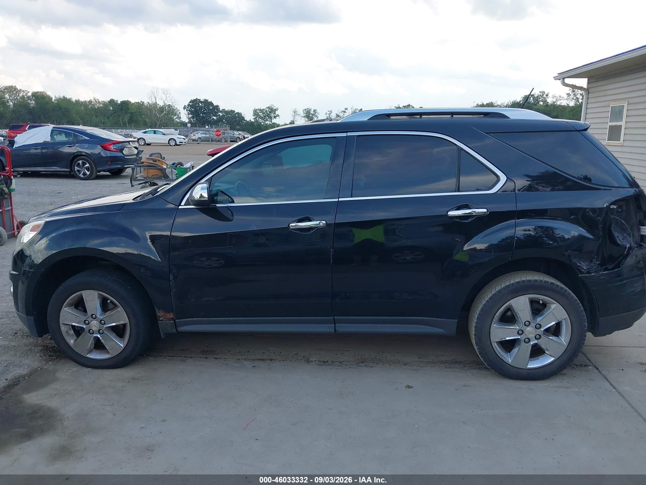 2013 Chevrolet Equinox Ltz Black vin: 2GNALFEK1D6199556