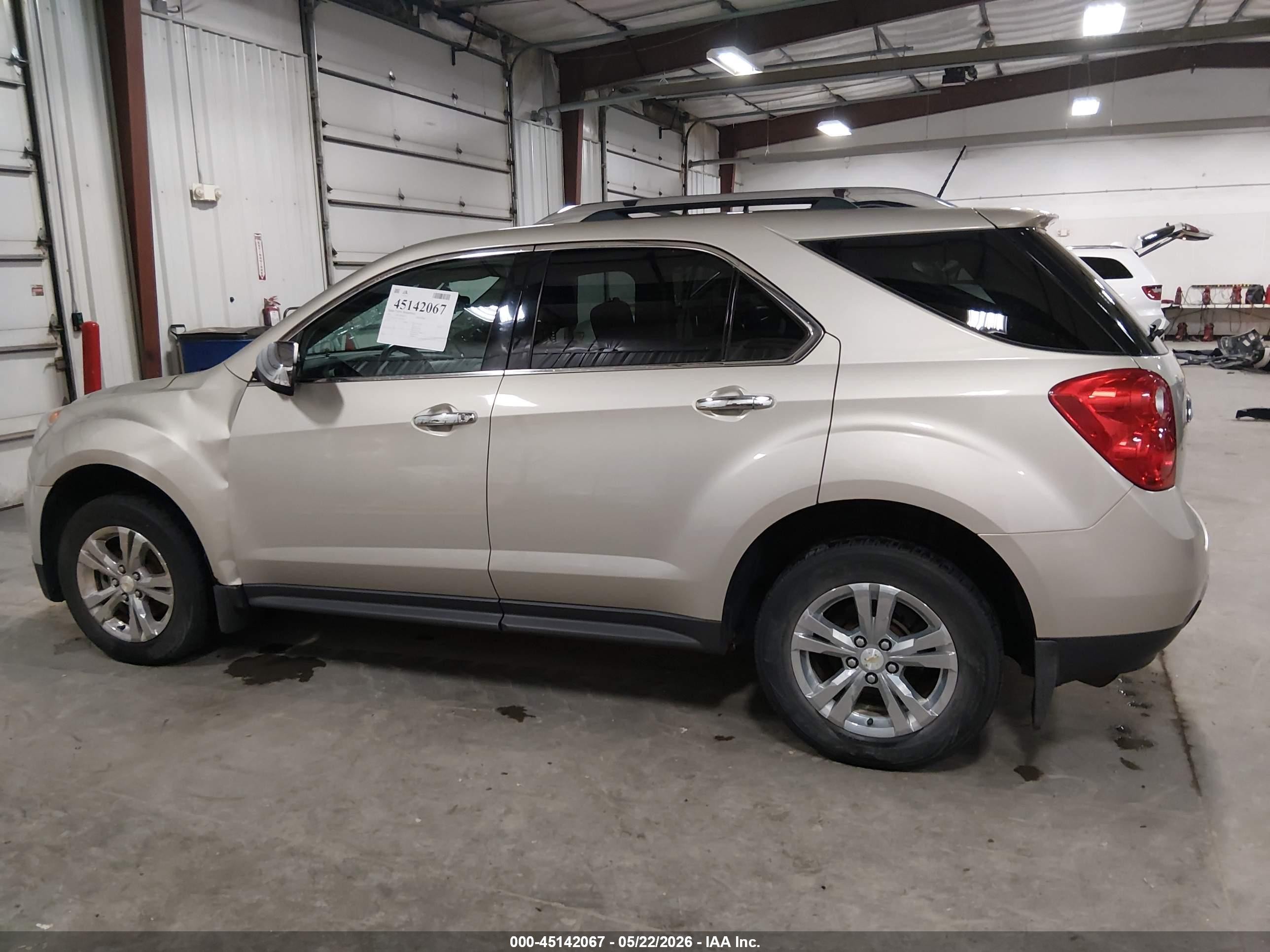 2013 Chevrolet Equinox Ltz Gold vin: 2GNALFEK1D6287622
