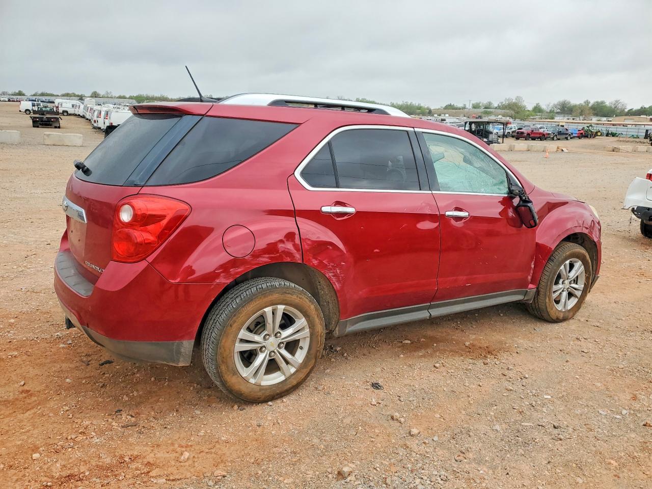 2013 Chevrolet Equinox Ltz Red vin: 2GNALFEK1D6316696