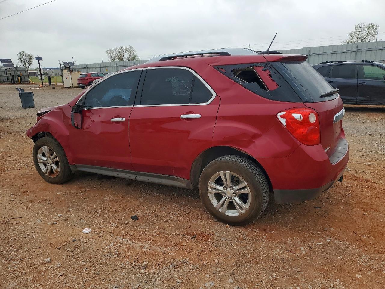 2013 Chevrolet Equinox Ltz Red vin: 2GNALFEK1D6316696