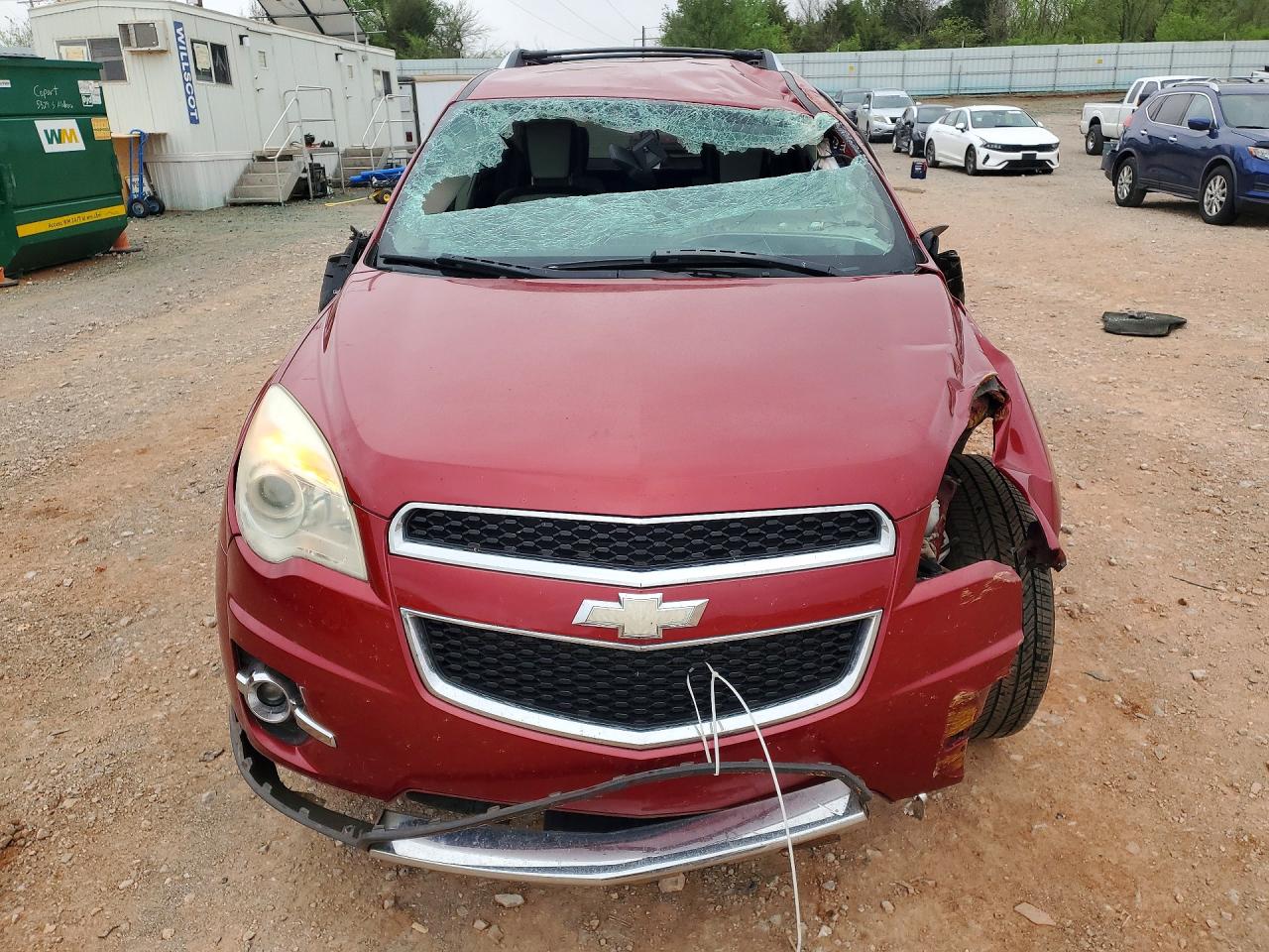 2013 Chevrolet Equinox Ltz Red vin: 2GNALFEK1D6316696
