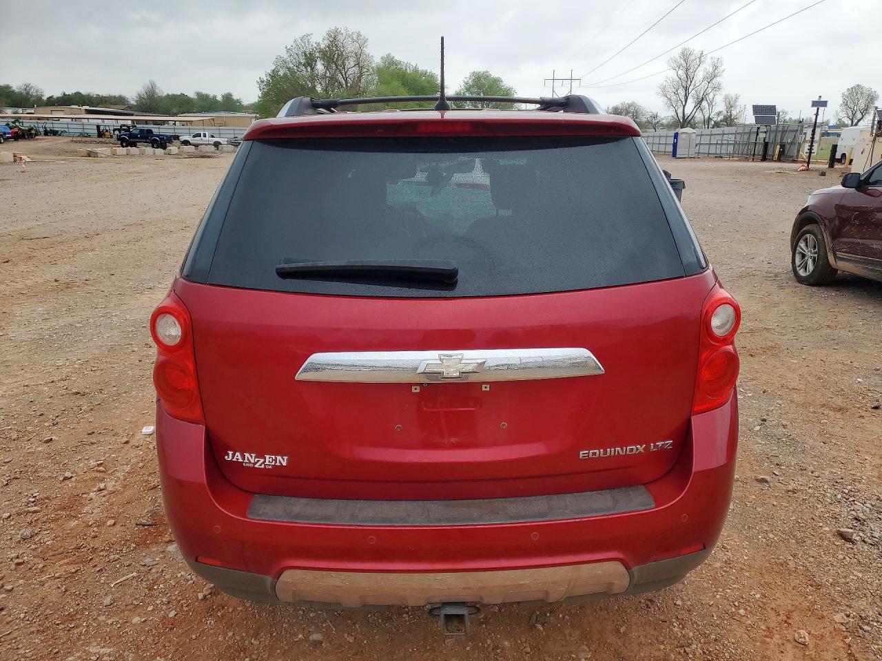 2013 Chevrolet Equinox Ltz Red vin: 2GNALFEK1D6316696