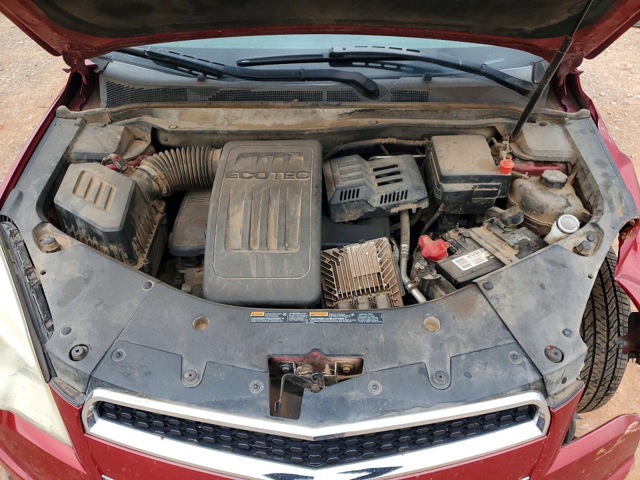 2013 Chevrolet Equinox Ltz Red vin: 2GNALFEK1D6316696