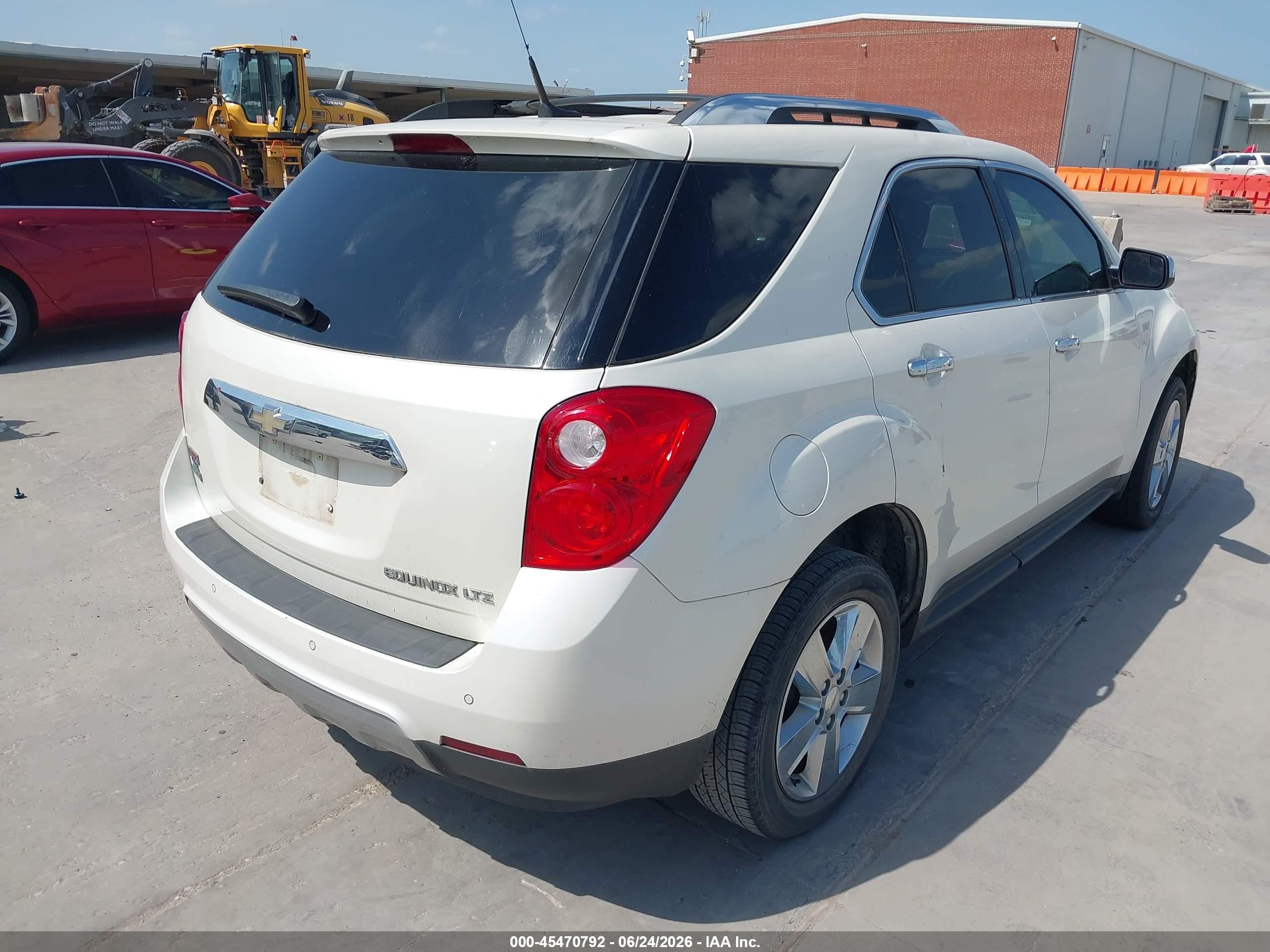 2012 Chevrolet Equinox Ltz White vin: 2GNALFEK2C1242992