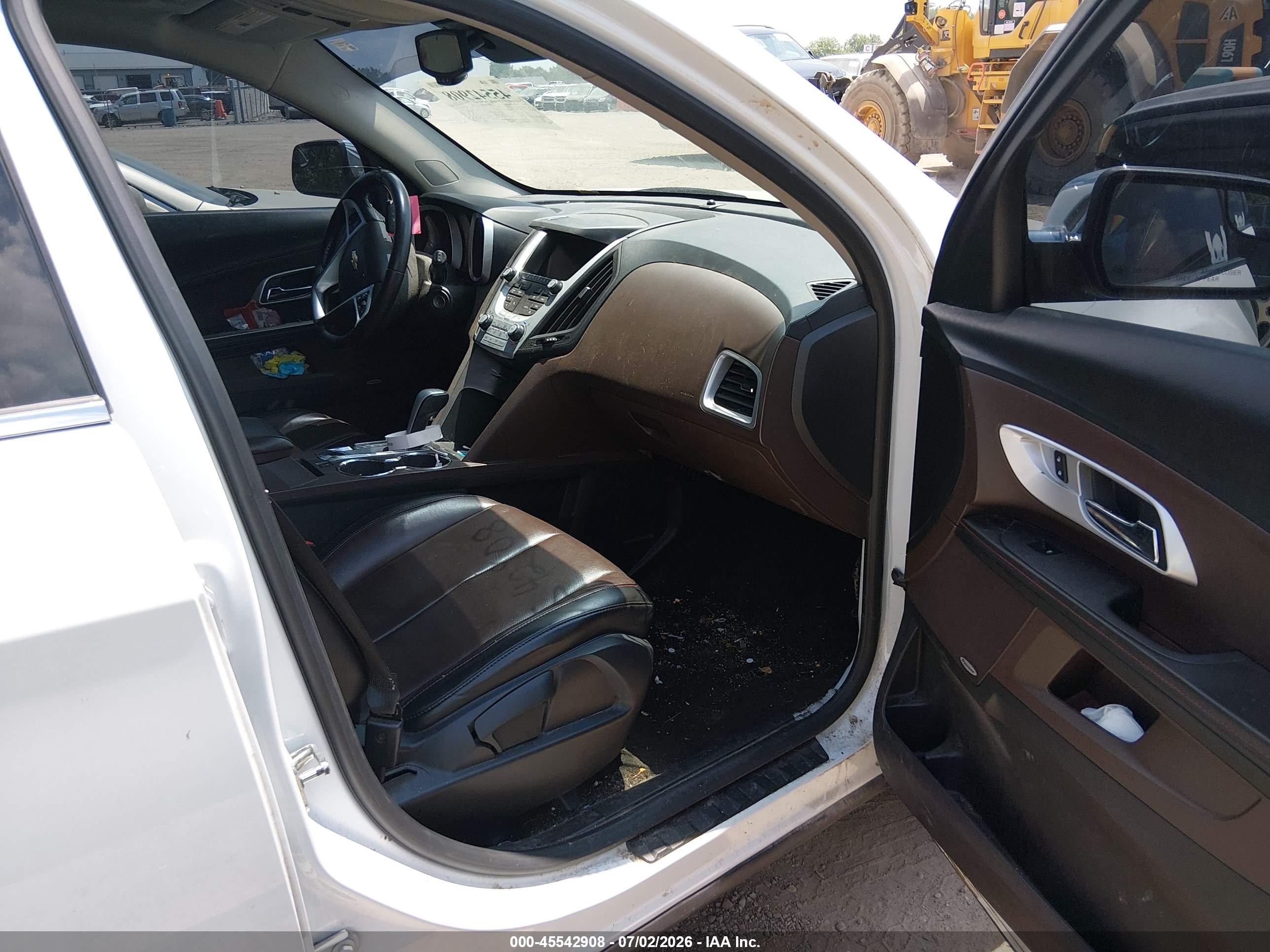 2012 Chevrolet Equinox Ltz White vin: 2GNALFEK2C1337777