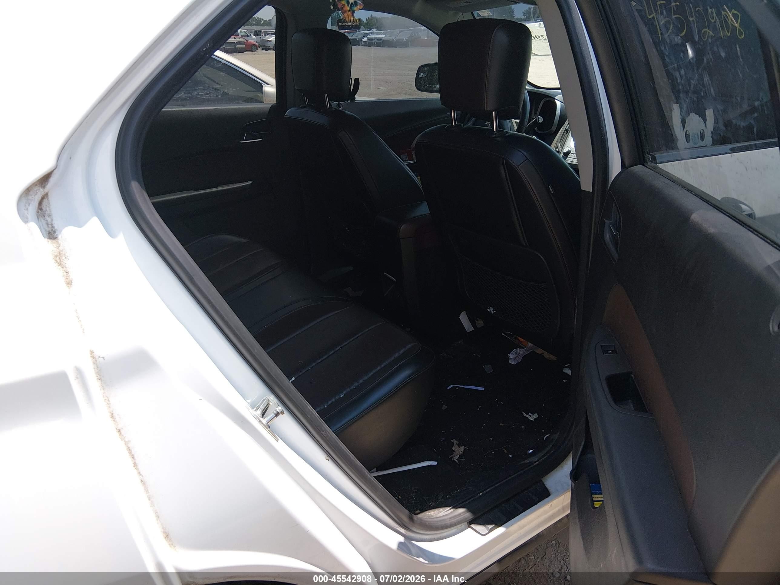 2012 Chevrolet Equinox Ltz White vin: 2GNALFEK2C1337777
