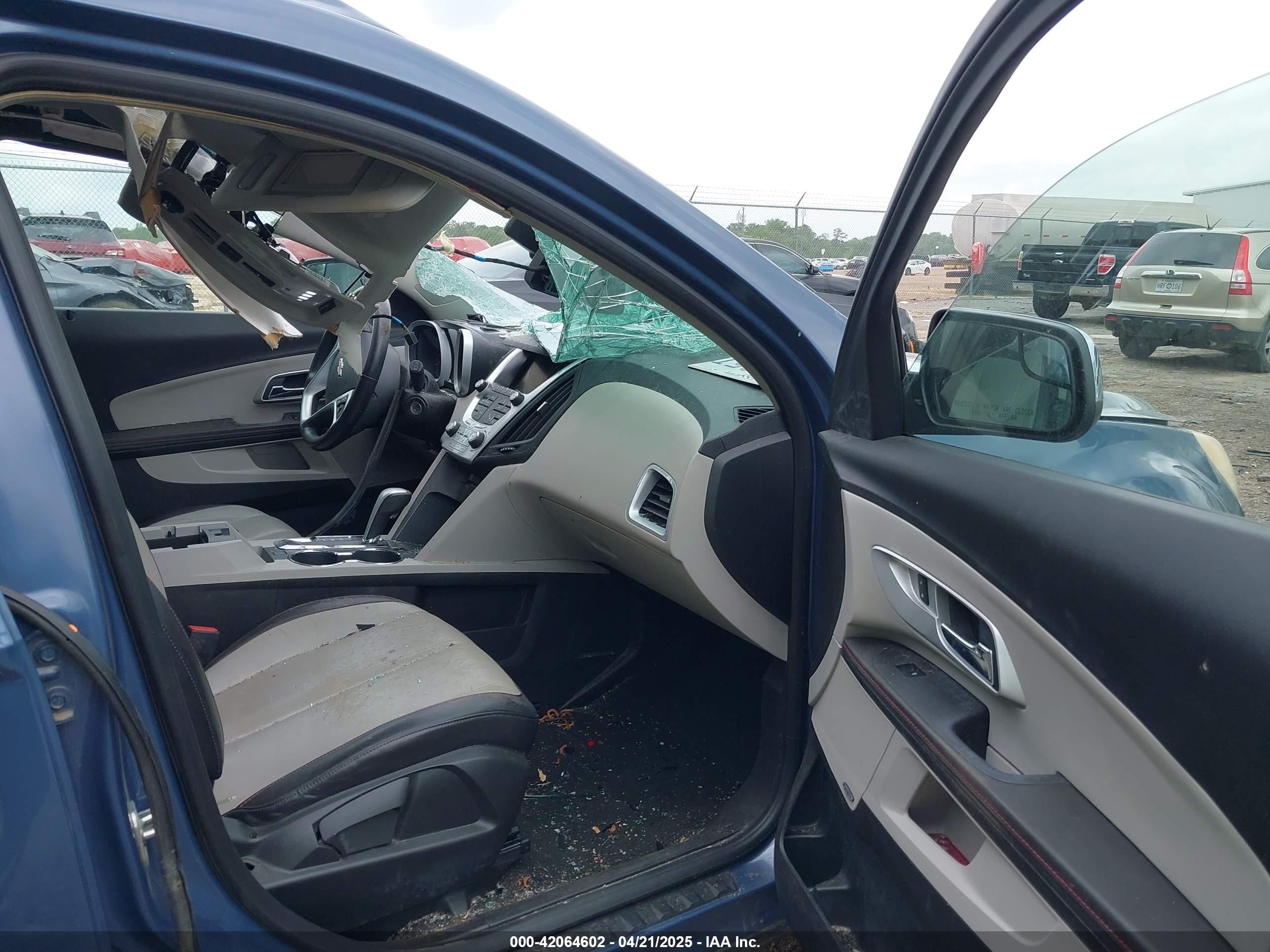 2012 Chevrolet Equinox Ltz Blue vin: 2GNALFEK2C6123603