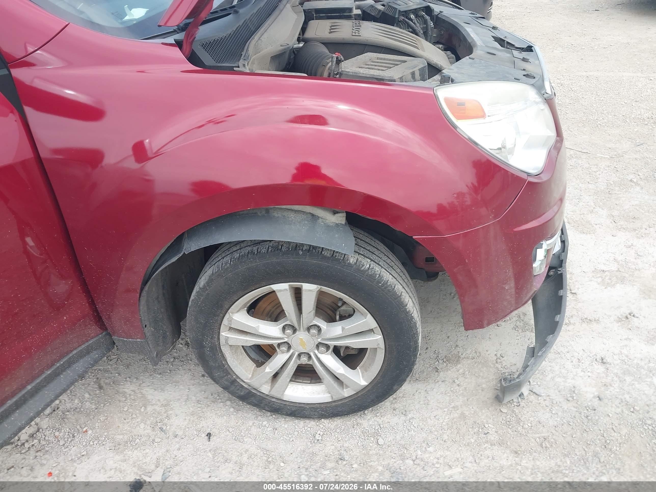 2012 Chevrolet Equinox Ltz Red vin: 2GNALFEK2C6252750