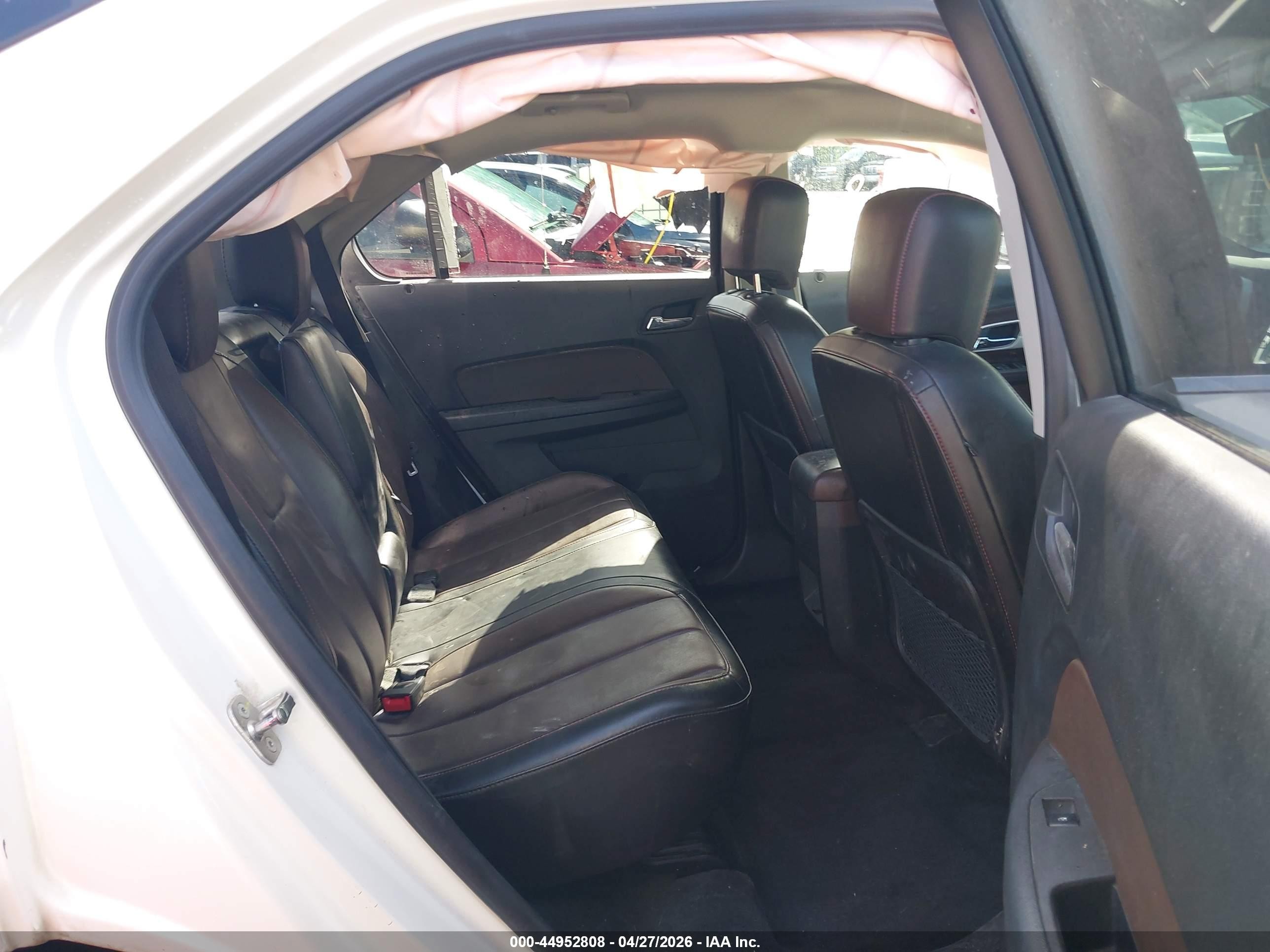 2013 Chevrolet Equinox Ltz White vin: 2GNALFEK2D1132848