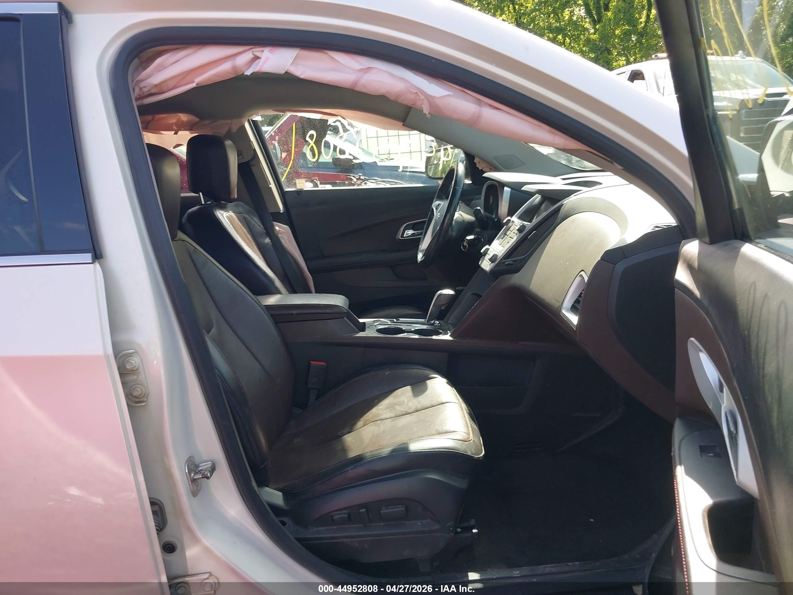 2013 Chevrolet Equinox Ltz White vin: 2GNALFEK2D1132848
