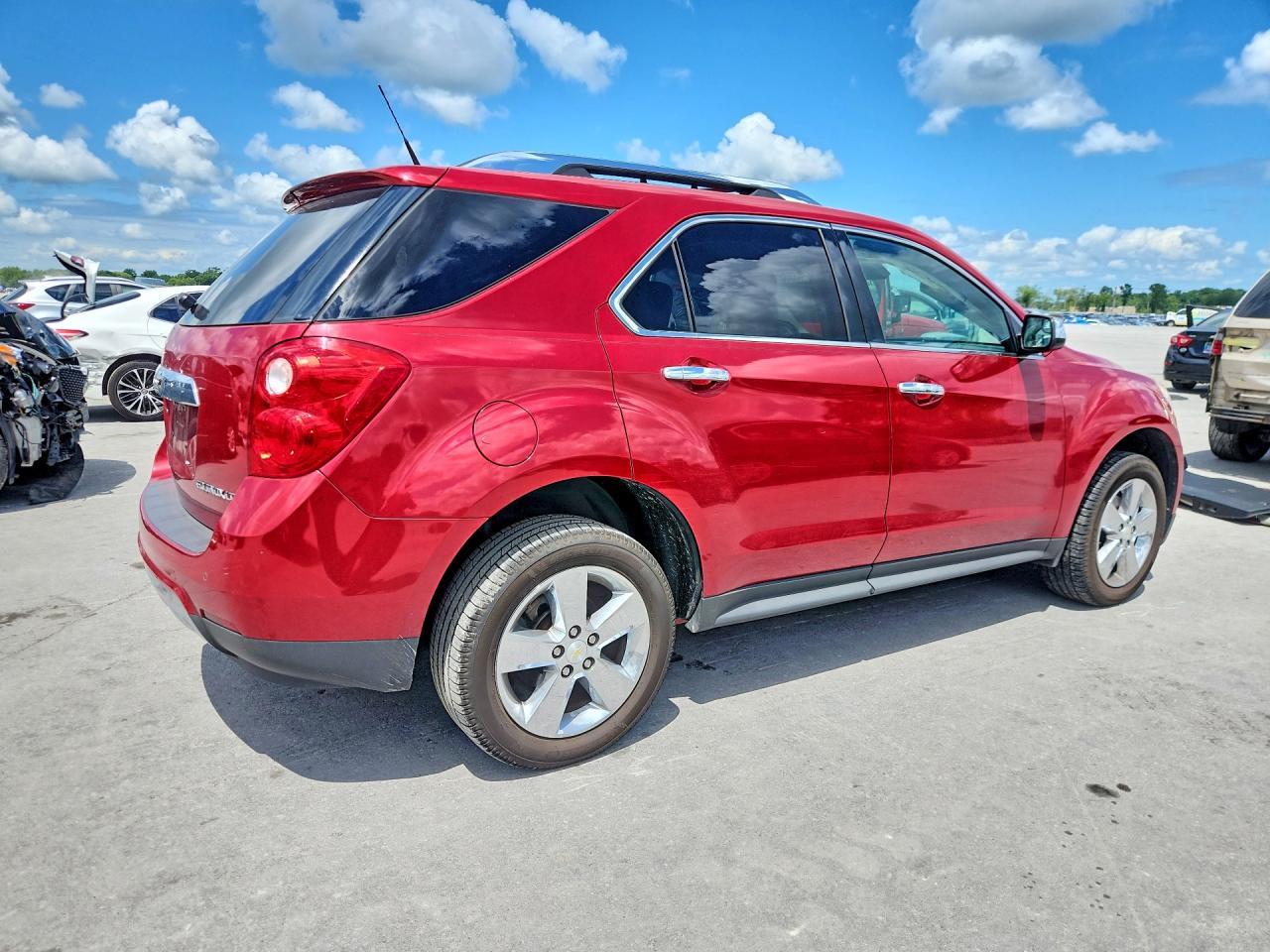 2013 Chevrolet Equinox Ltz Red vin: 2GNALFEK2D6143285