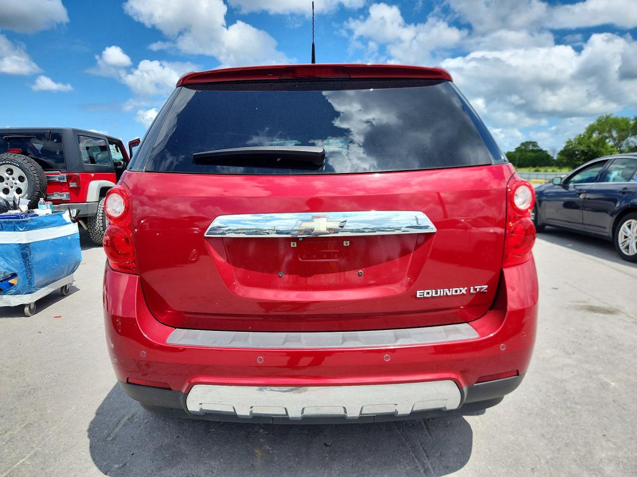 2013 Chevrolet Equinox Ltz Red vin: 2GNALFEK2D6143285