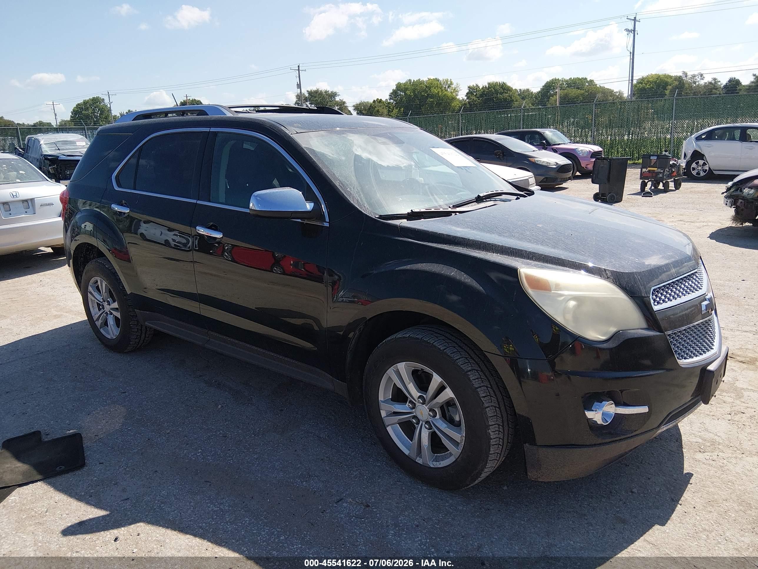 2013 Chevrolet Equinox Ltz Черный vin: 2GNALFEK2D6247887