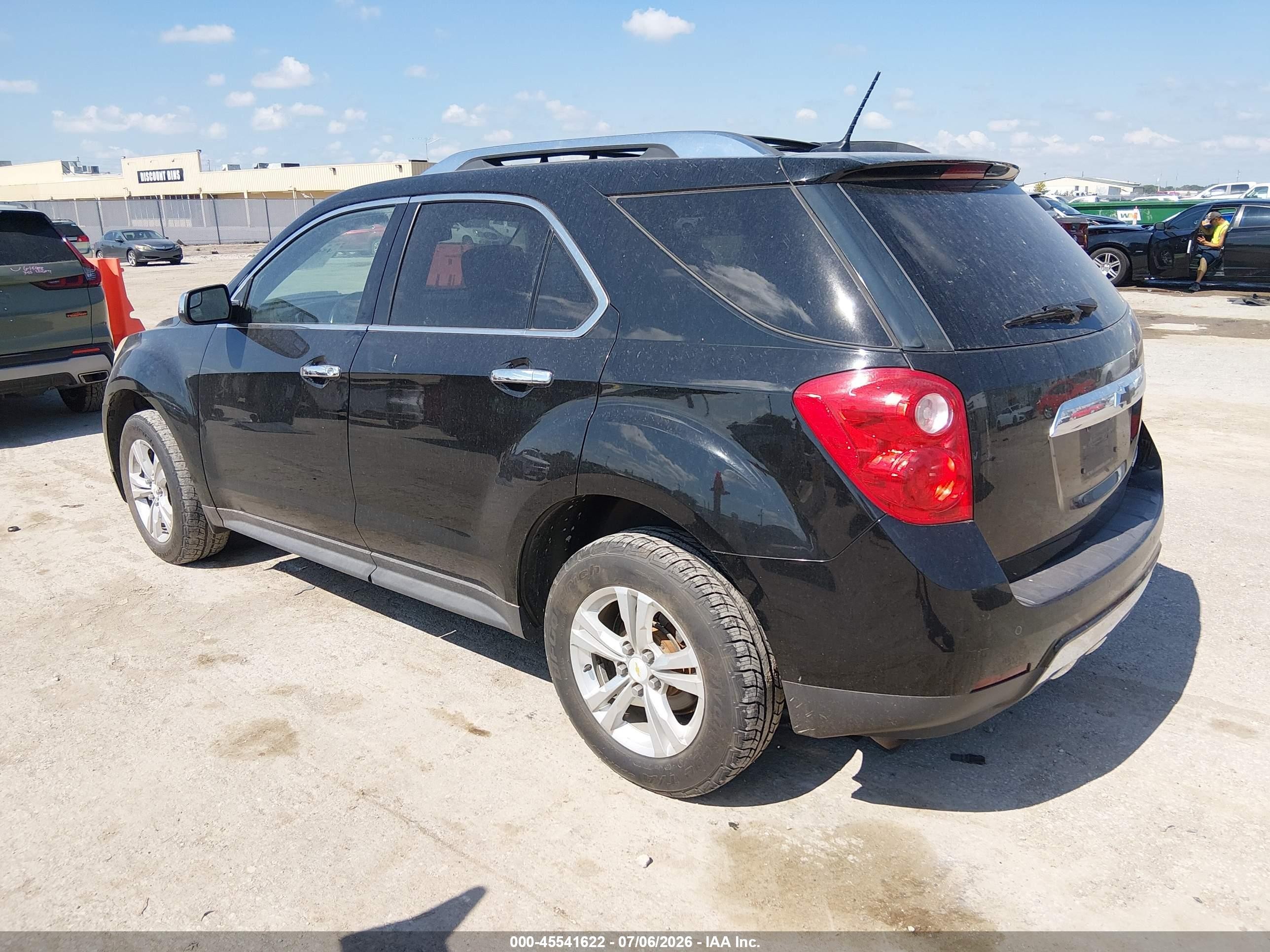 2013 Chevrolet Equinox Ltz Черный vin: 2GNALFEK2D6247887